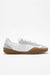LACE-UP SNEAKERS IN WHITE/BROWN, SS24