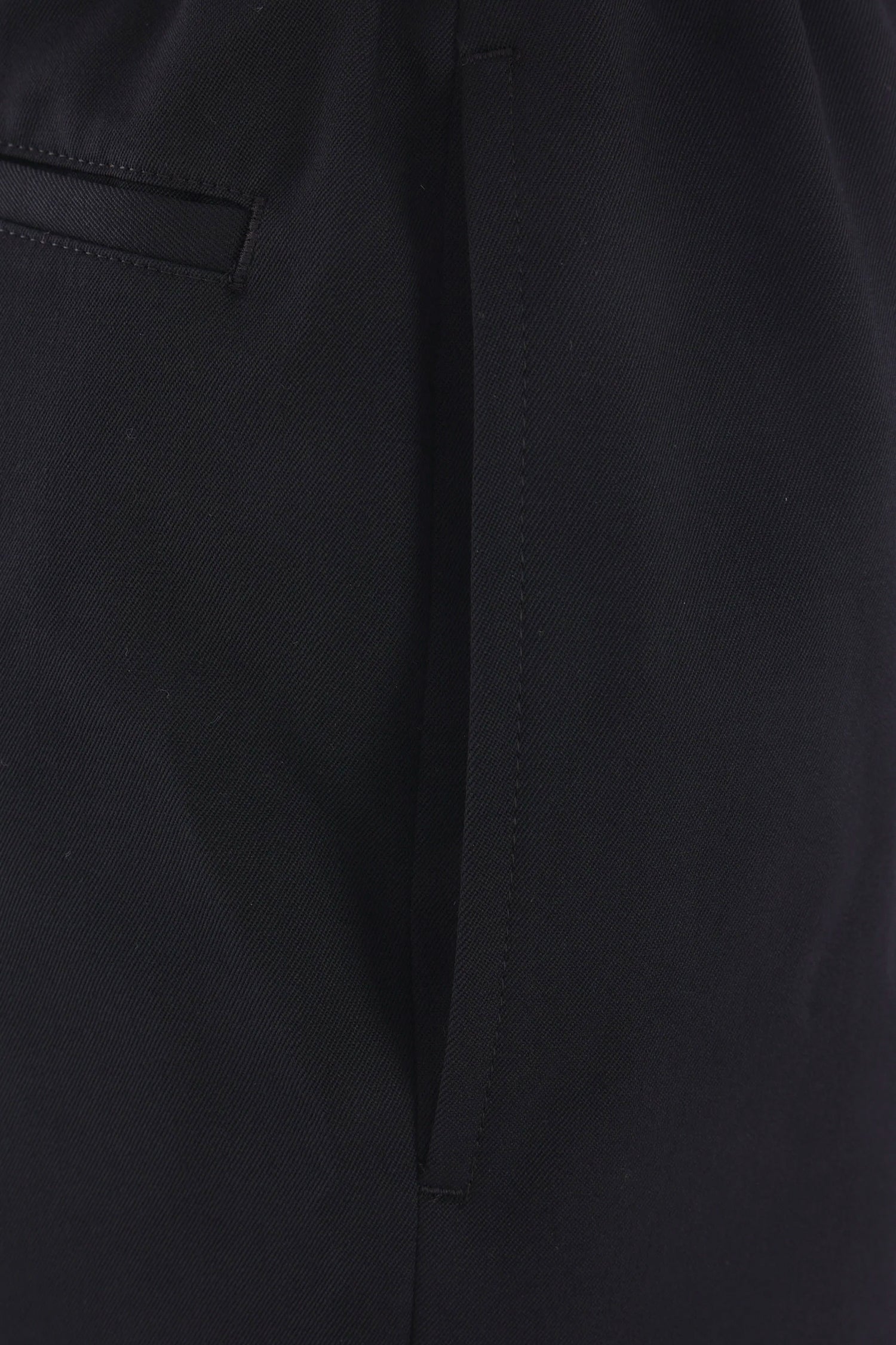 CROPPED GARBADINE TROUSER IN BLACK, FW25