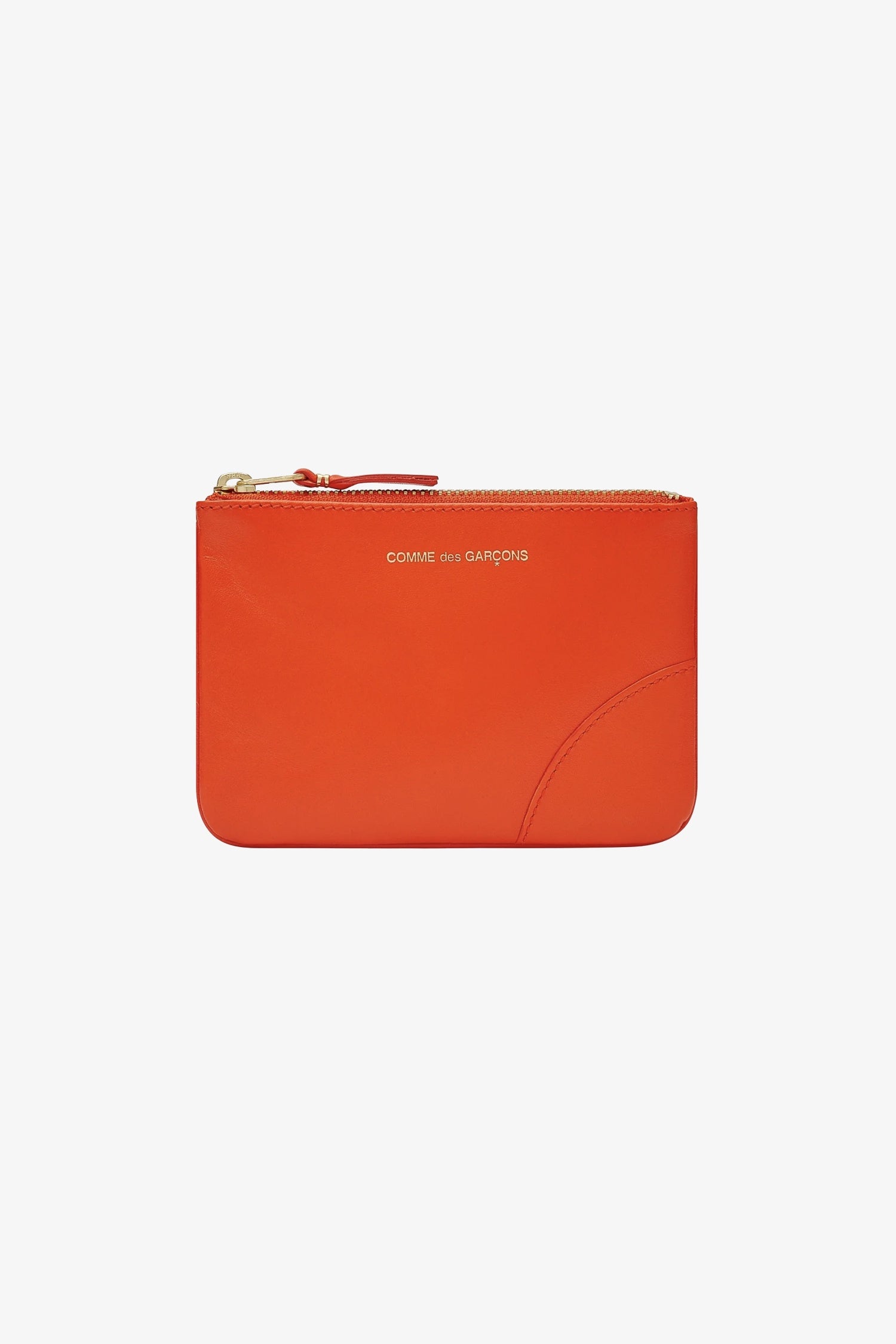 CLASSIC ZIP PURSE IN ORANGE, SS25