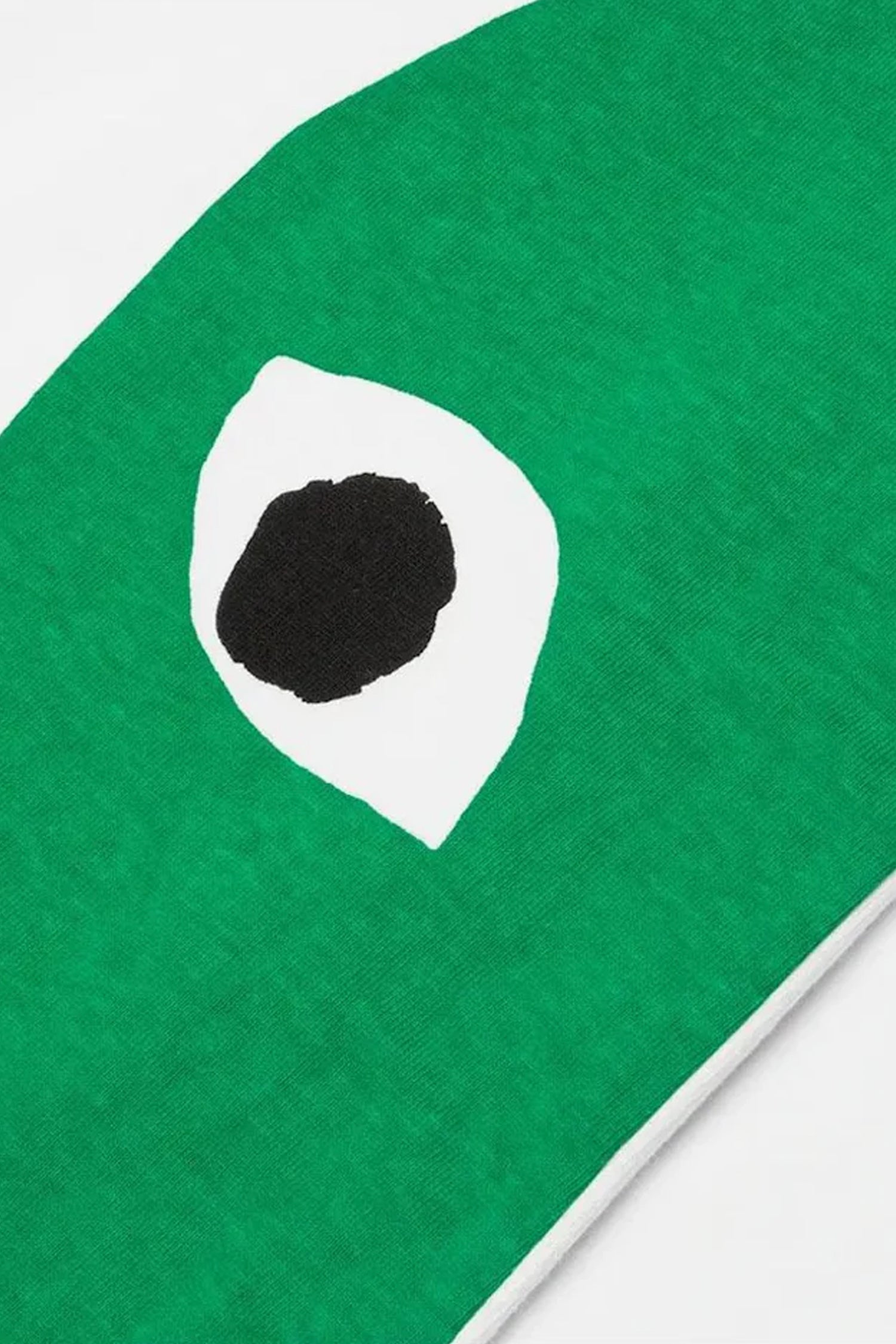 WHITE T SHIRT WITH GREEN HEART, SS25