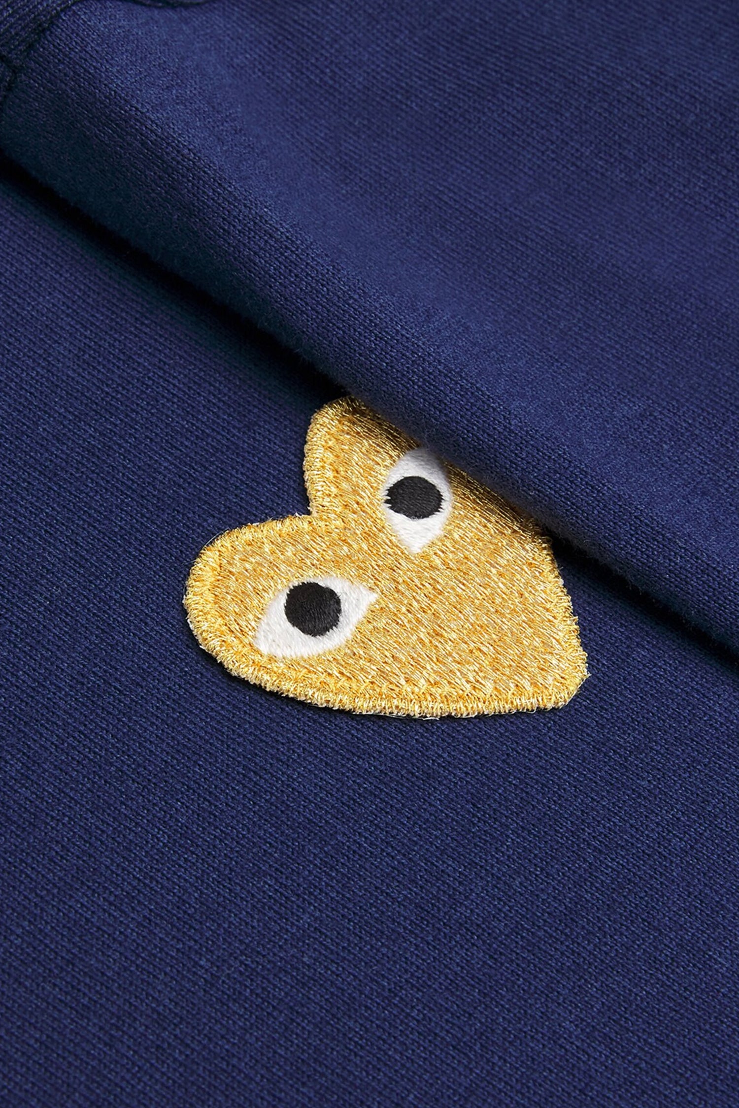 BLUE T SHIRT WITH GOLD HEART, SS25