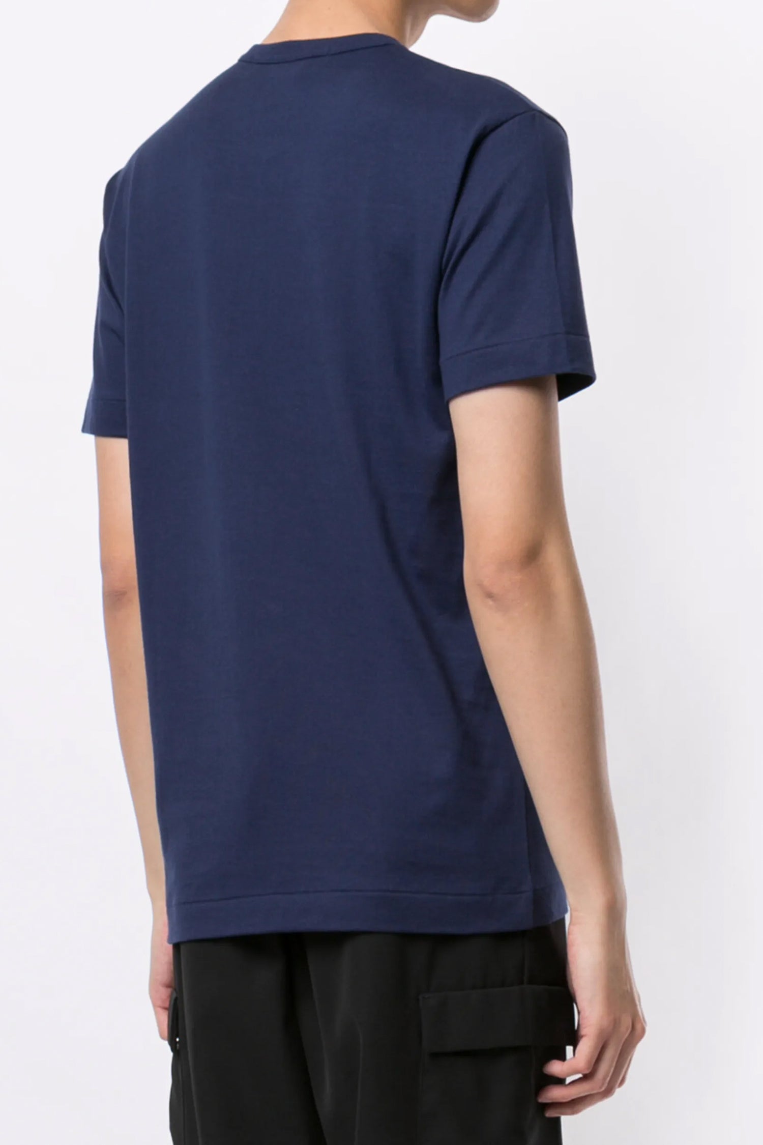 BLUE T SHIRT WITH GOLD HEART, SS25