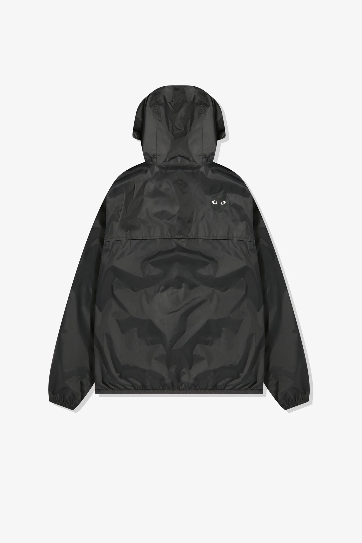 BLACK KWAY PARKA WITH BLACK HEART, SS25