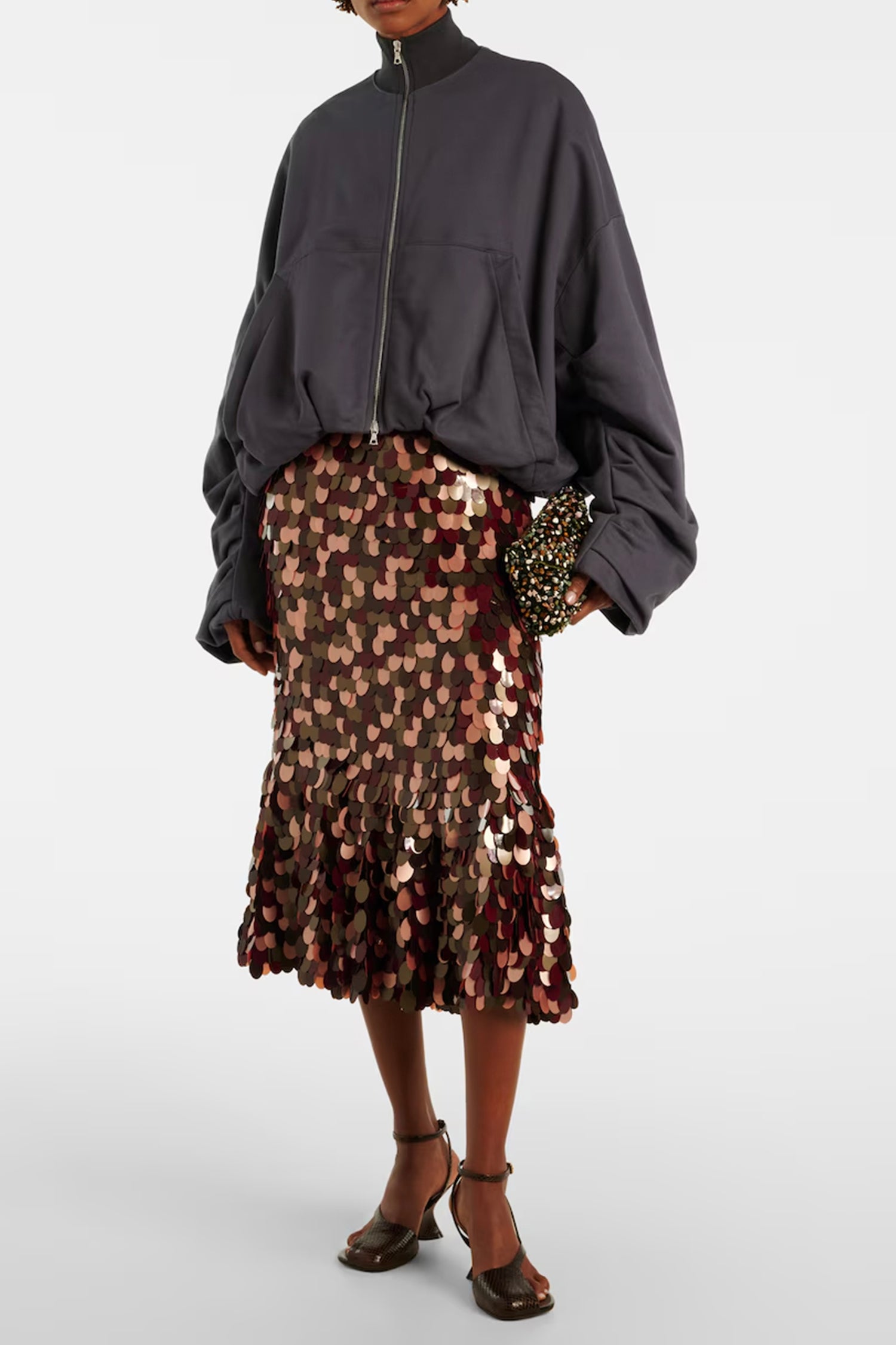 HAQUA JACKET IN DARK GREY, FW26