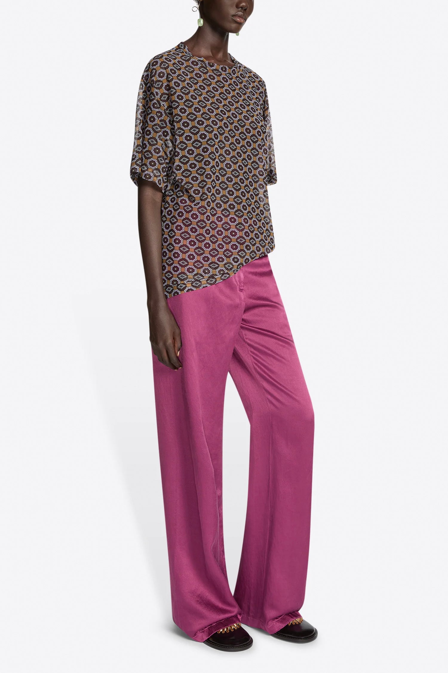 HOGE PR T SHIRT IN BROWN, FW26