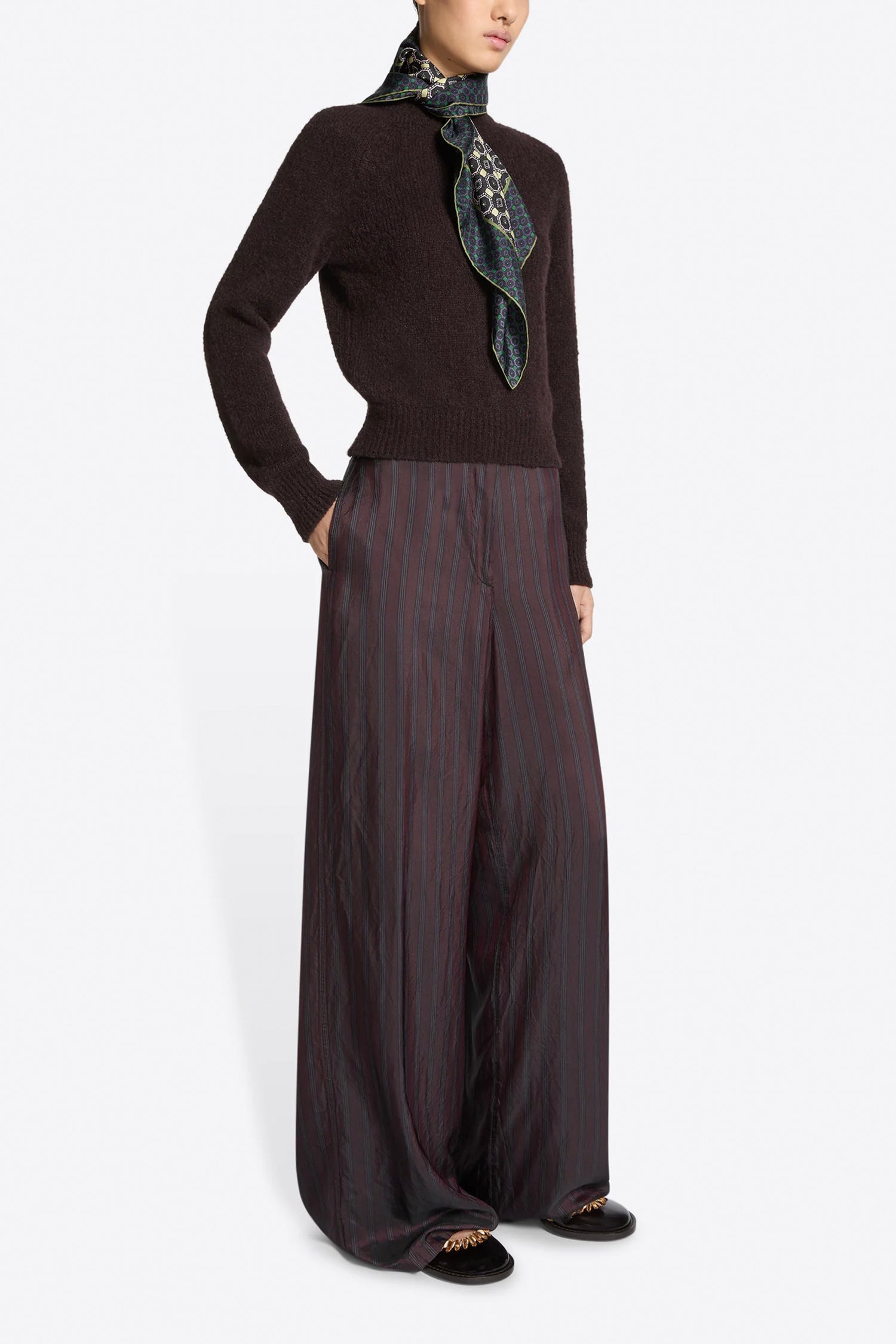 PENN PANT IN BURGUNDY, FW26