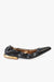 DRIES LEATHER FLATS IN BLACK, SS24