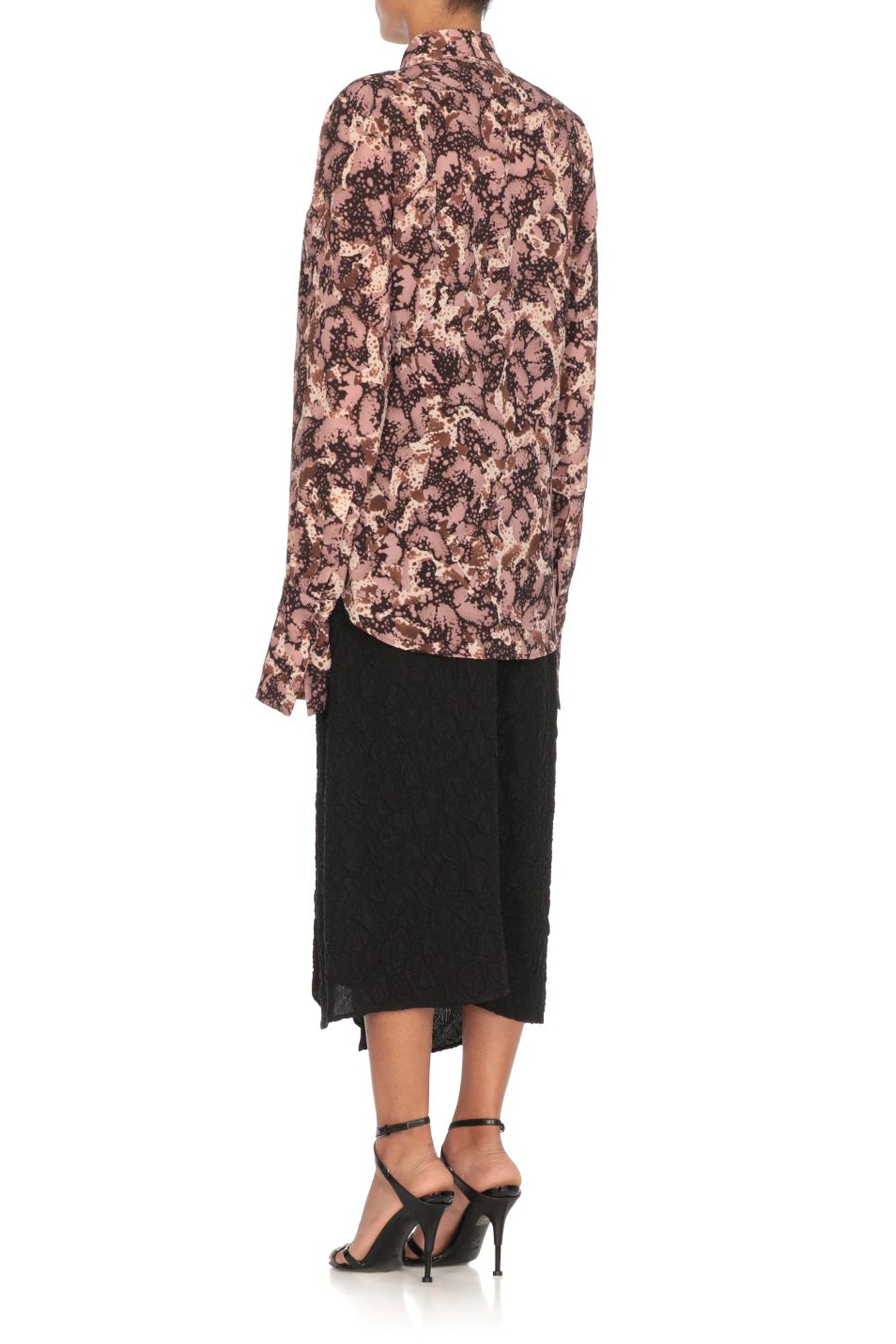 CELINA SHIRT IN DARK BROWN, SS25