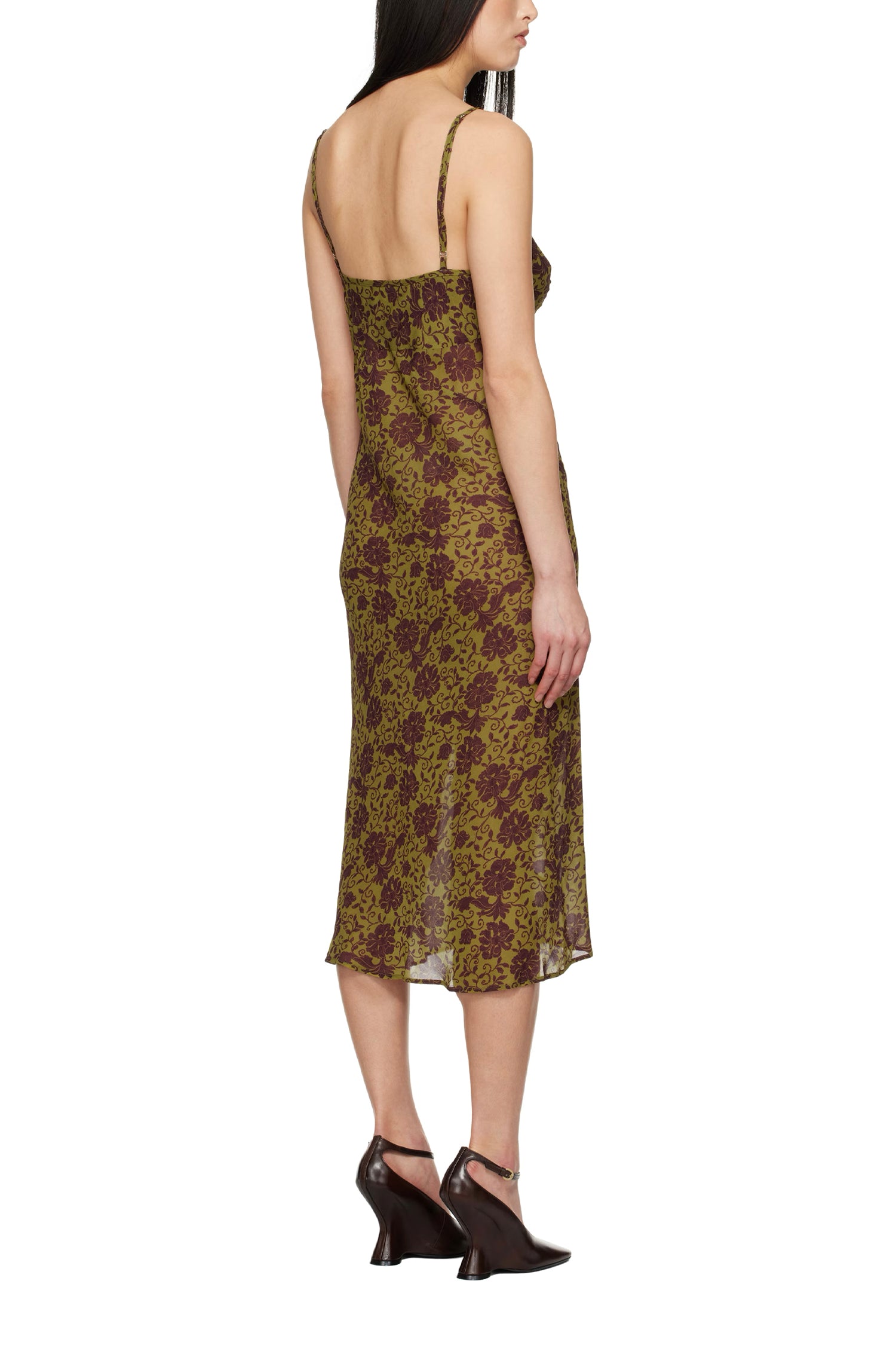 DENNE DRESS IN OLIVE, SS25
