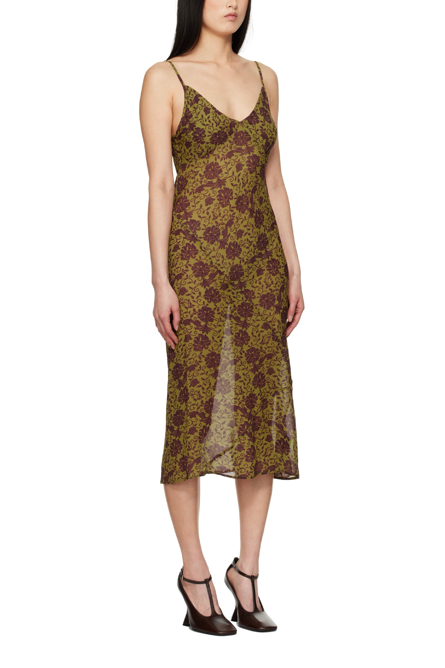 DENNE DRESS IN OLIVE, SS25
