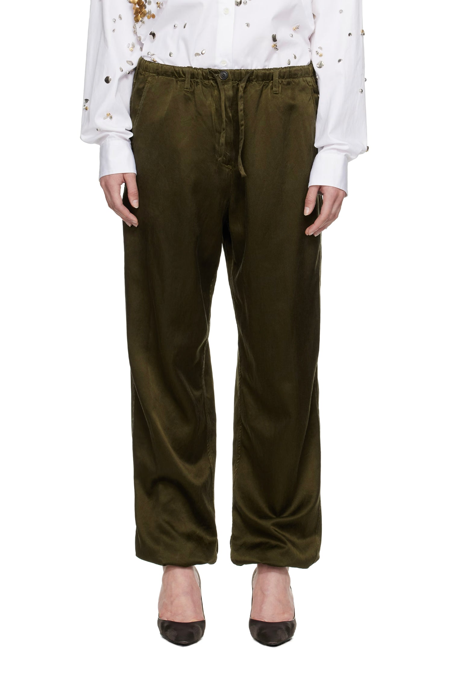 PENRA GD PANTS IN KHAKI, SS25