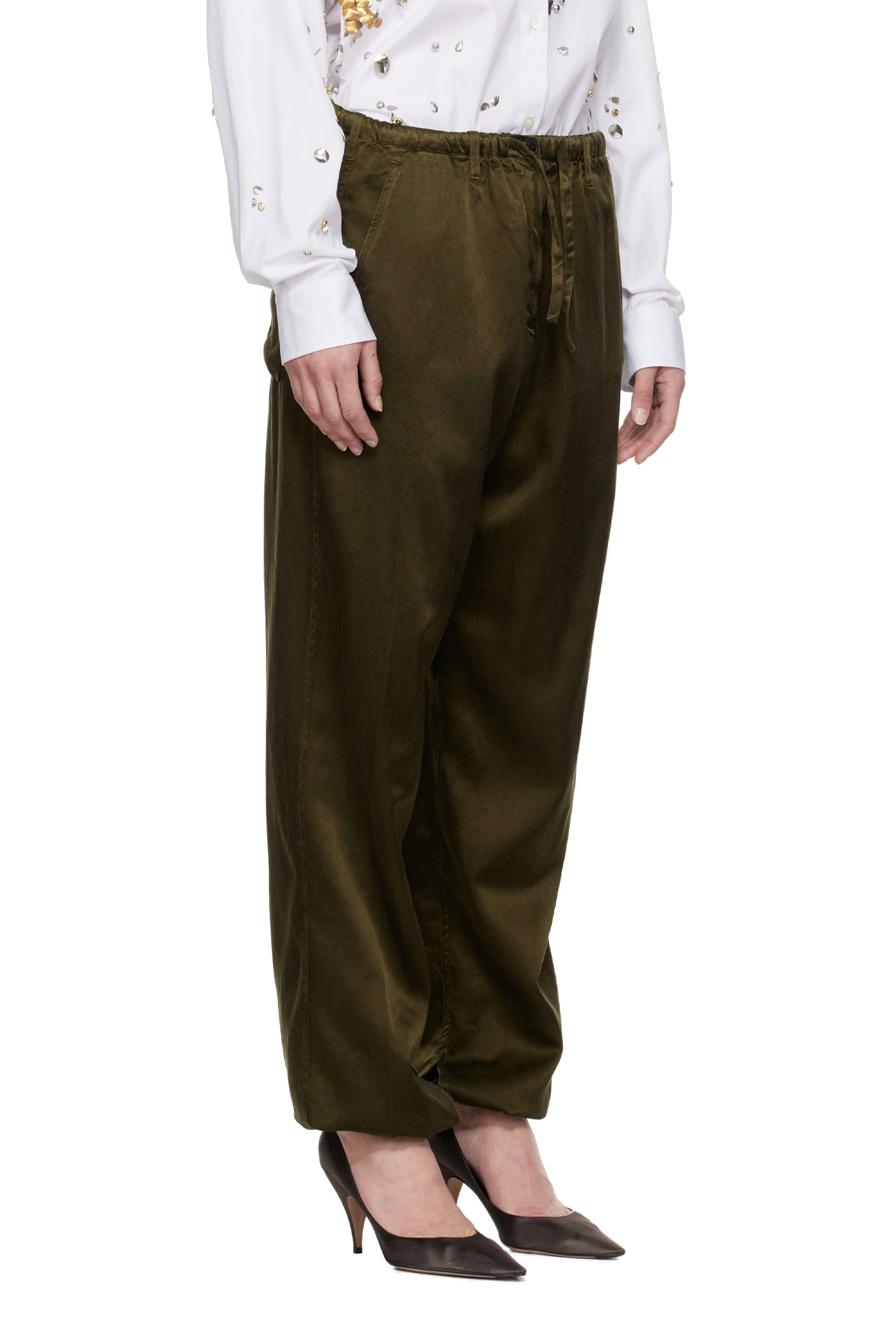 PENRA GD PANTS IN KHAKI, SS25