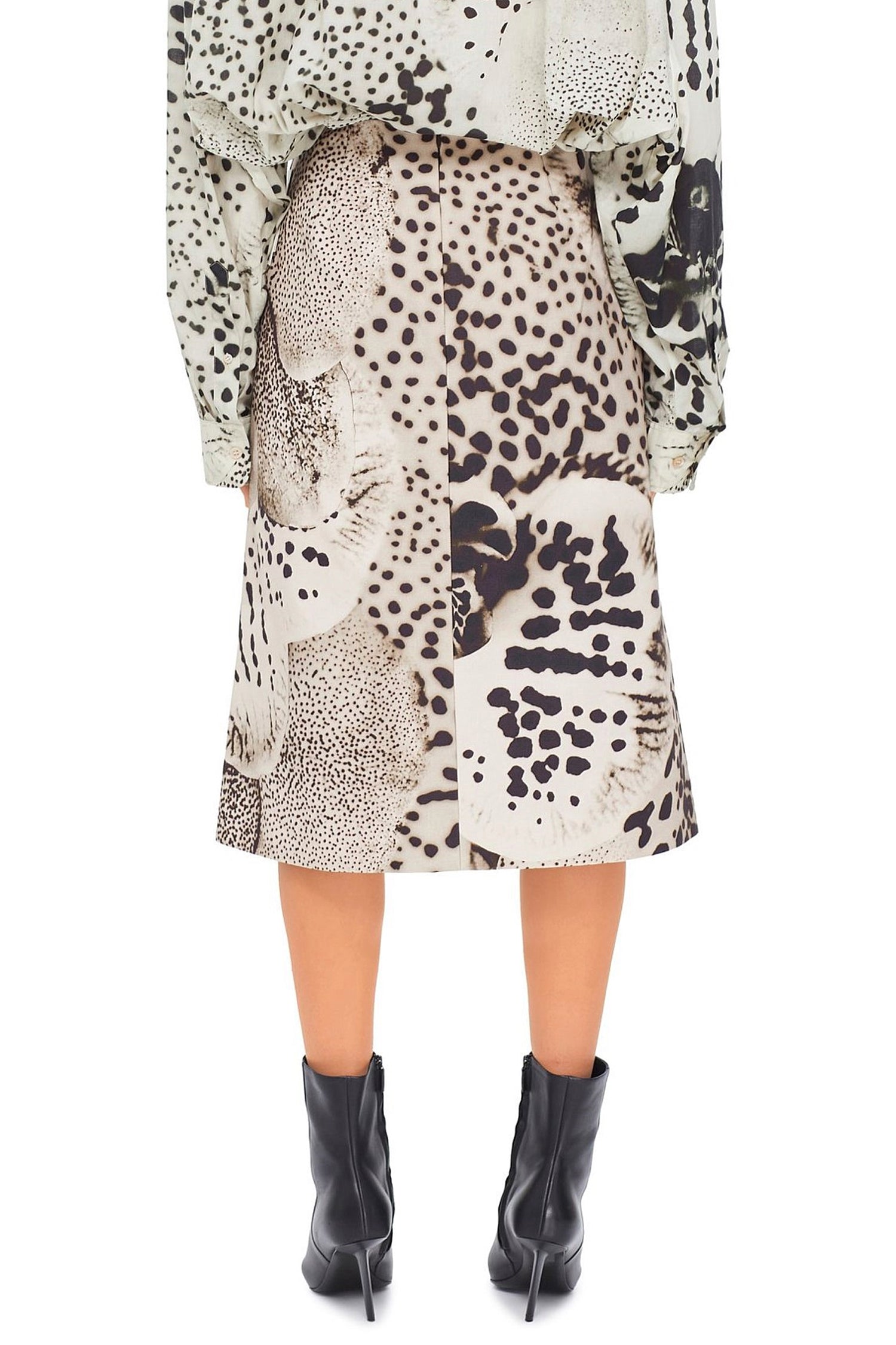 SHERA BIS SKIRT IN BLACK ORCHID, SS25