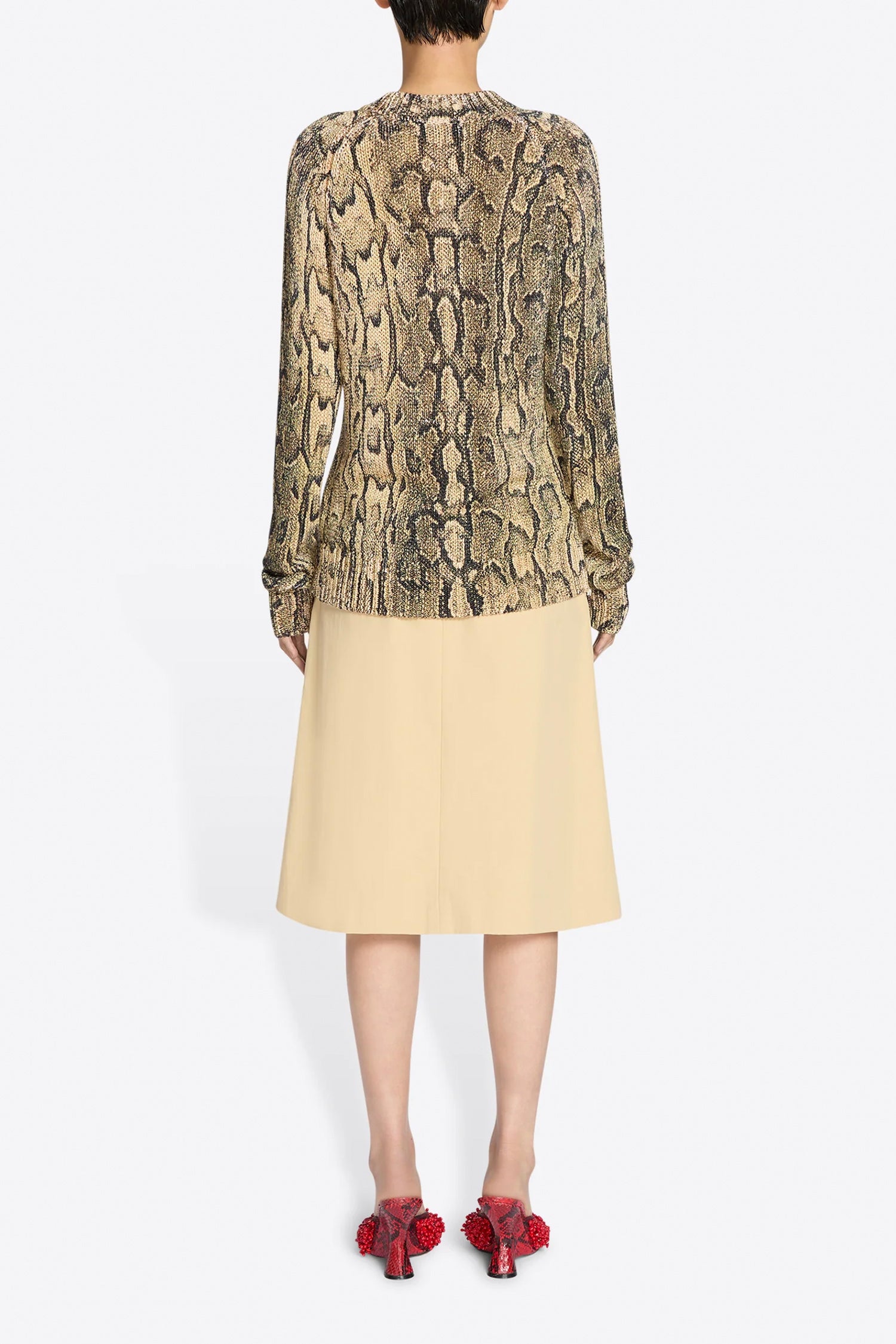 TANNA SWEATER IN BEIGE, SS25