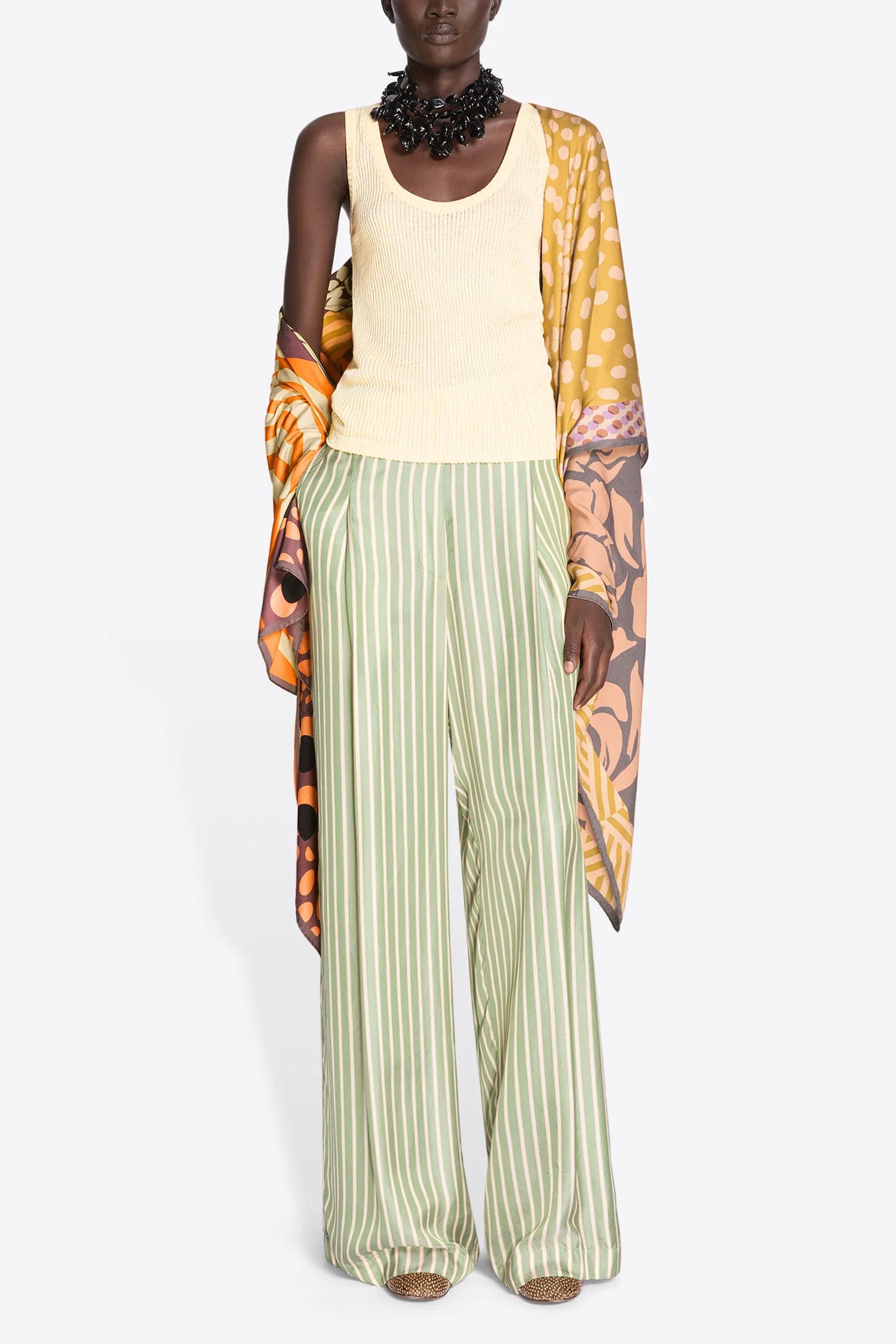 FLARA PAREO SCARF IN DESSIN C, SS26