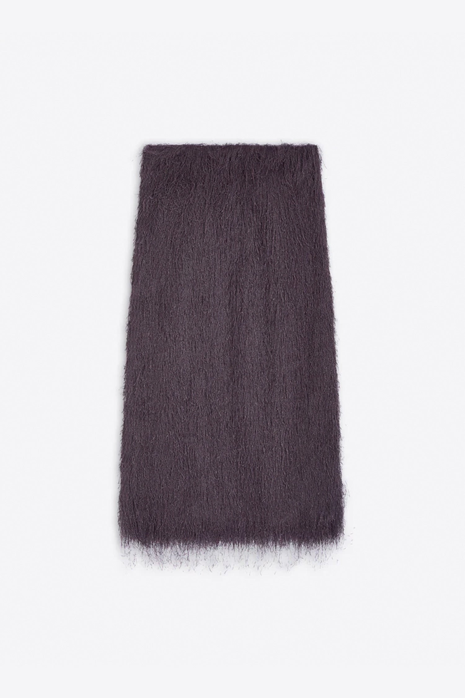 SOKNA FRINGED SKIRT IN DARK PURPLE, SS26