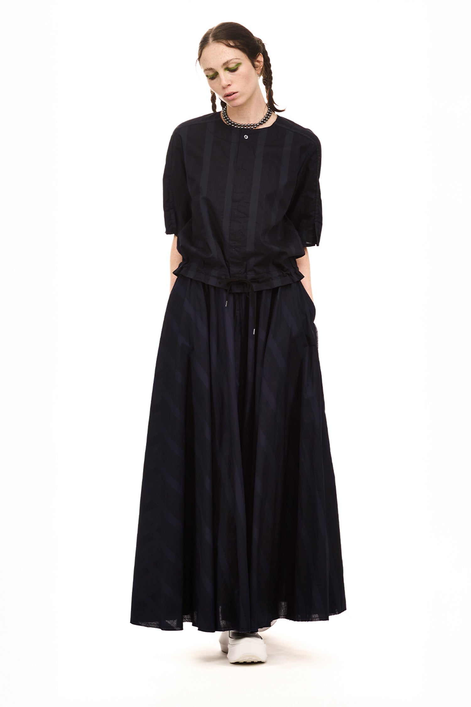 SAGA SKIRT IN MIDNIGHT, SS26
