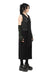 DOUBLE VISION DRESS IN BLACK LEAF, W24
