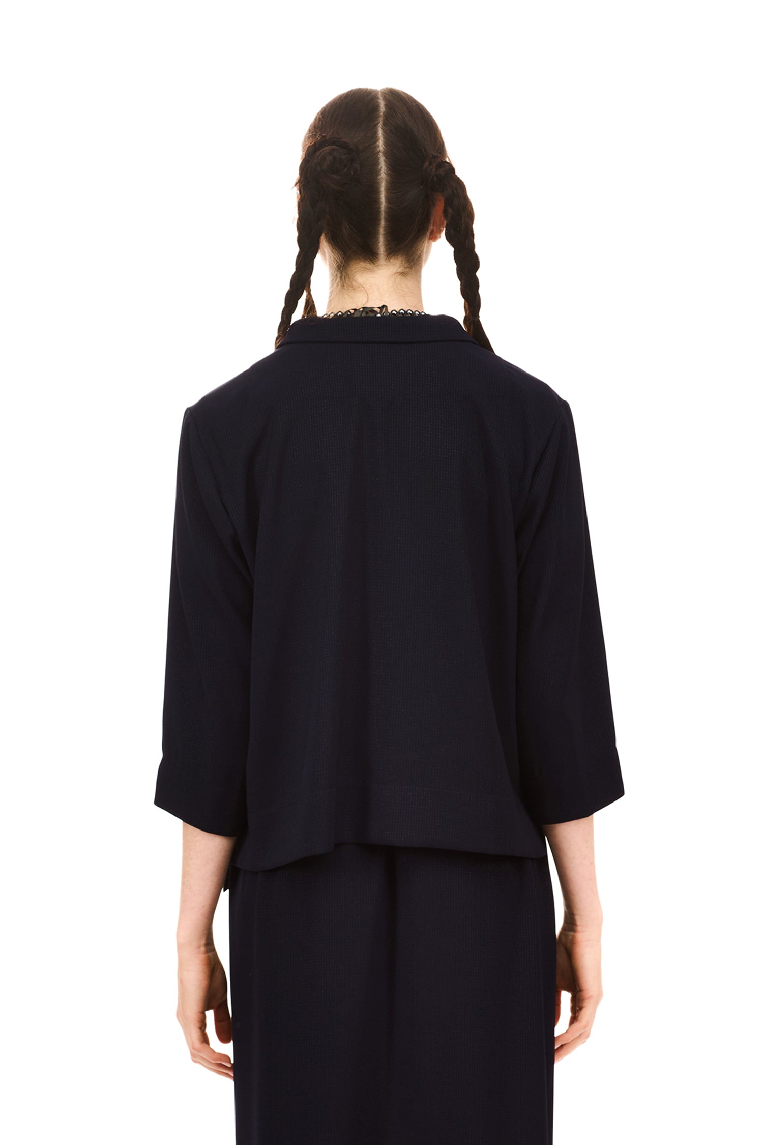 VERSE SHIRT JACKET IN NAVY, SS26