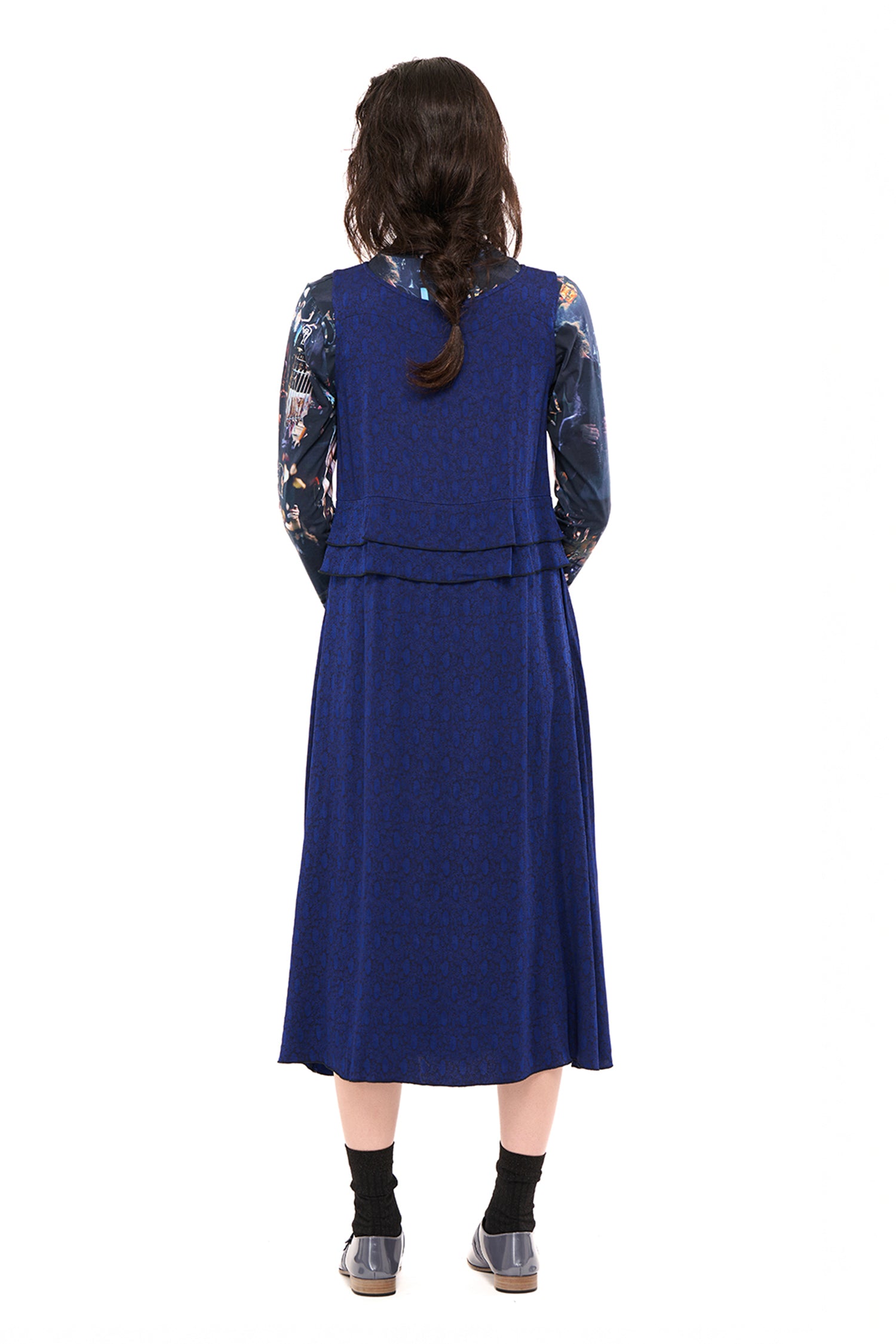 PARTY DRESS IN LAPIS, AW26