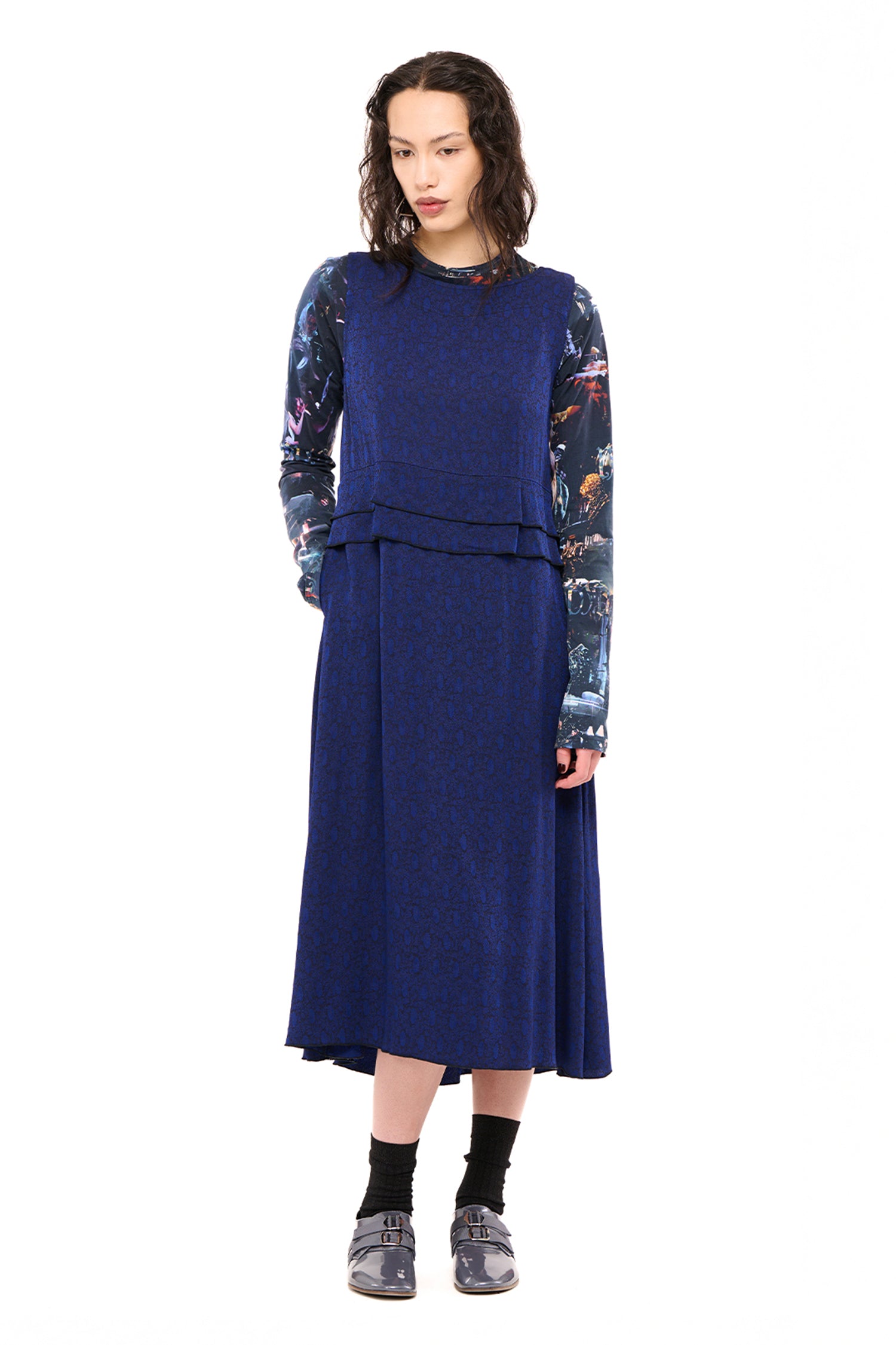 PARTY DRESS IN LAPIS, AW26