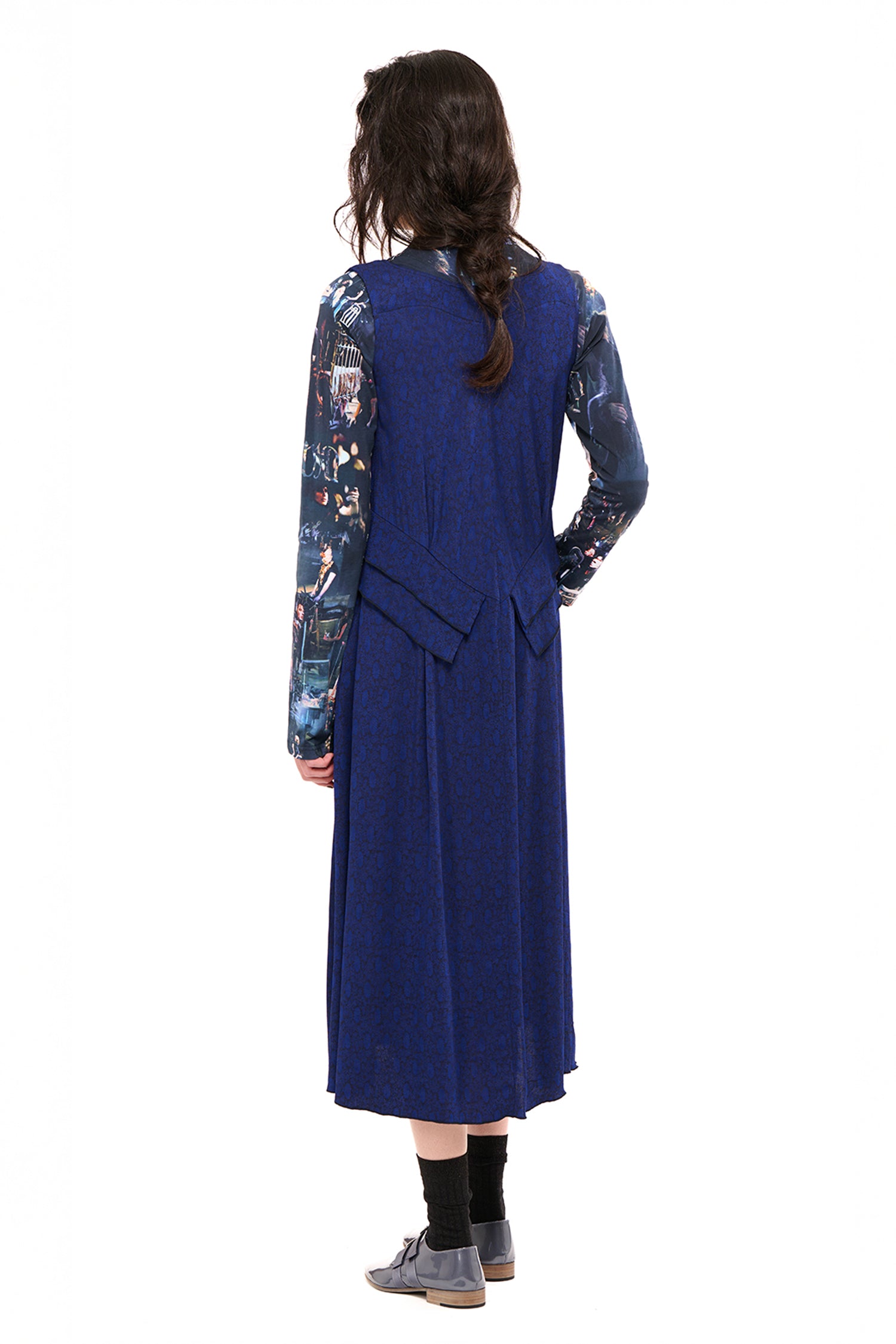 PARTY DRESS IN LAPIS, AW26