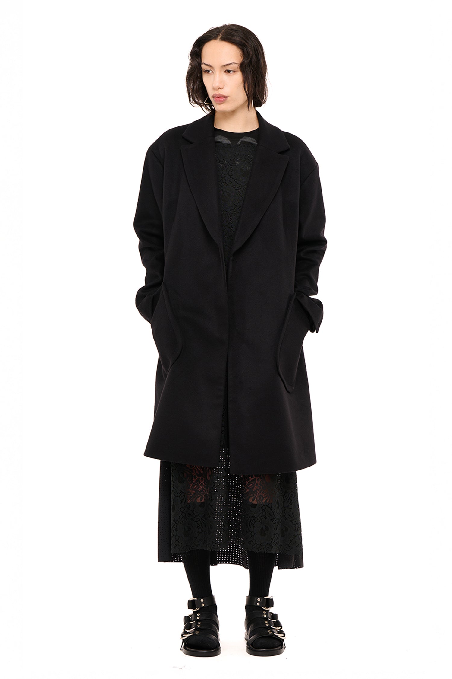 AFTER-PARTY COAT IN BLACK, AW26
