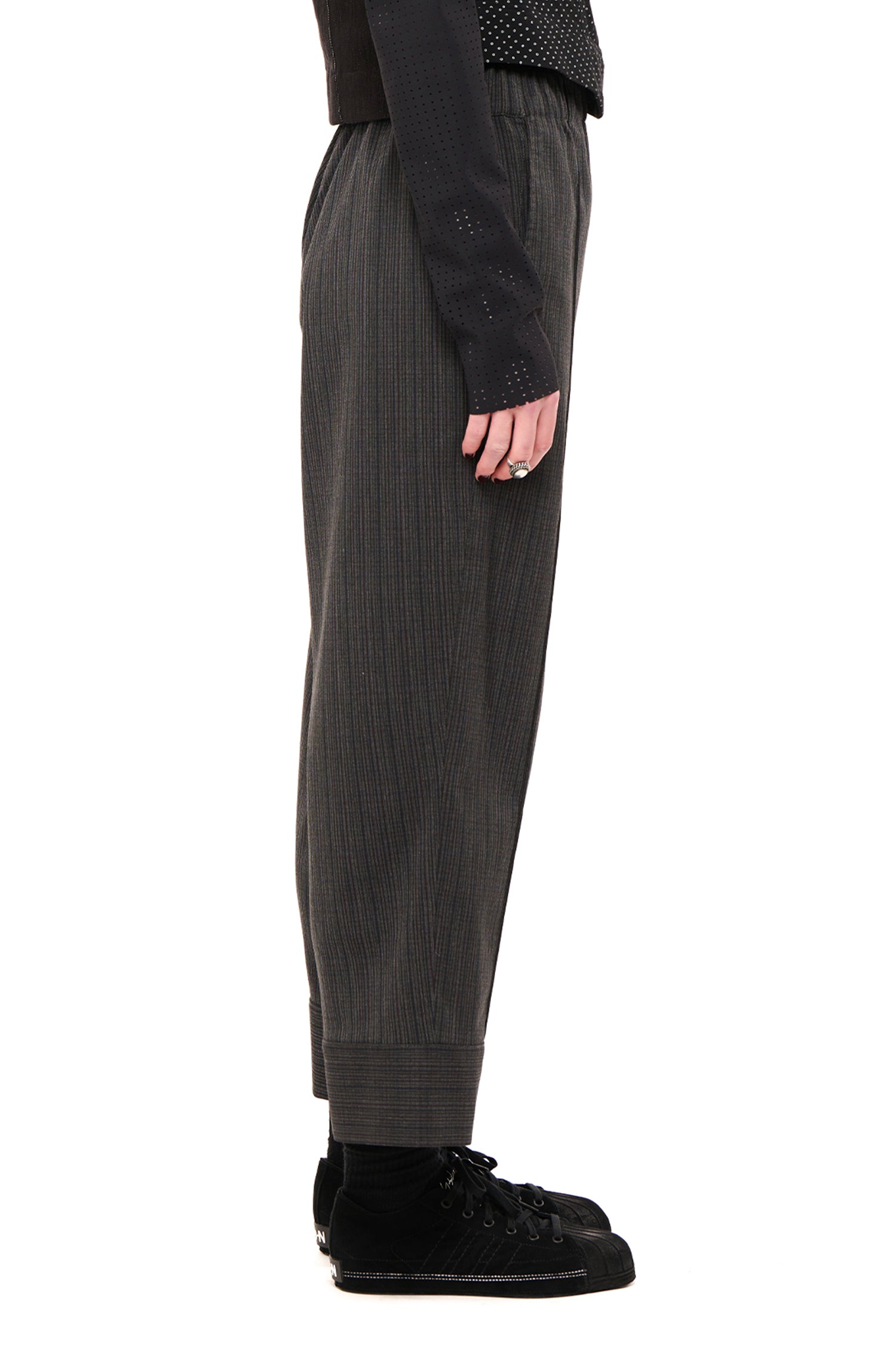 GROOVE PANT IN CHARCOAL STRIPE, AW26