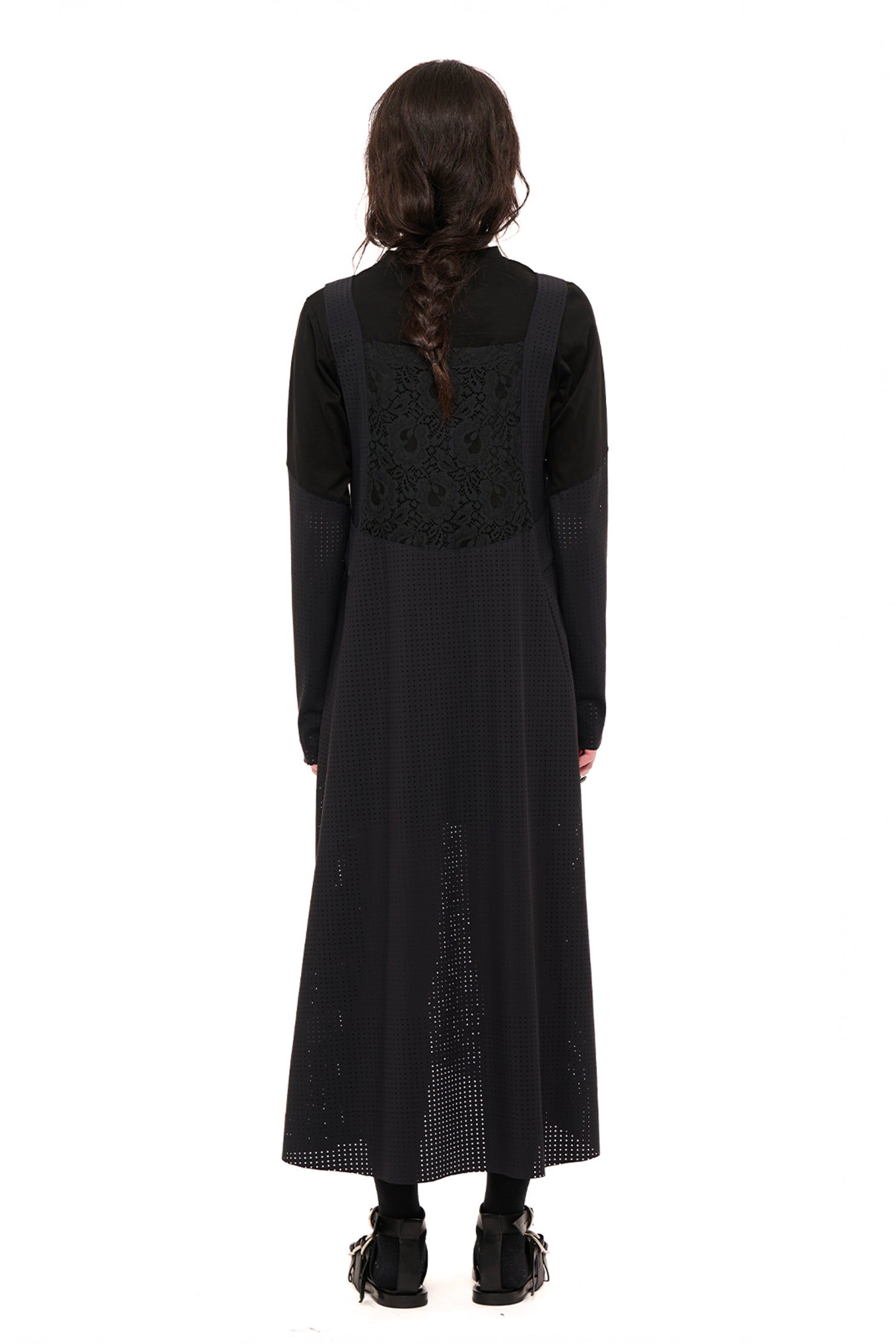 LATE NIGHT OVER DRESS IN BLACK, AW26