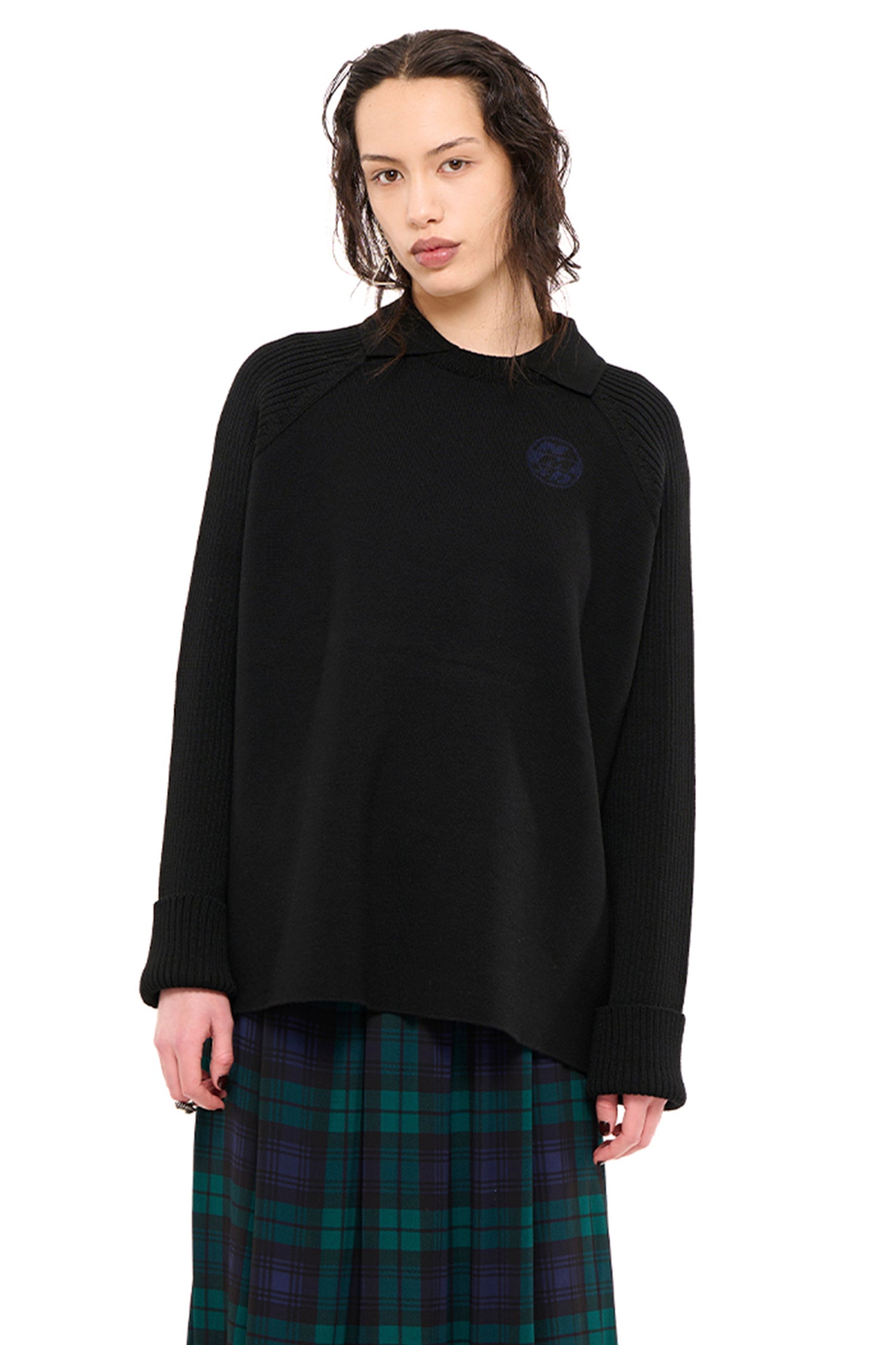 NIGHT WATCH JUMPER IN BLACK, AW26