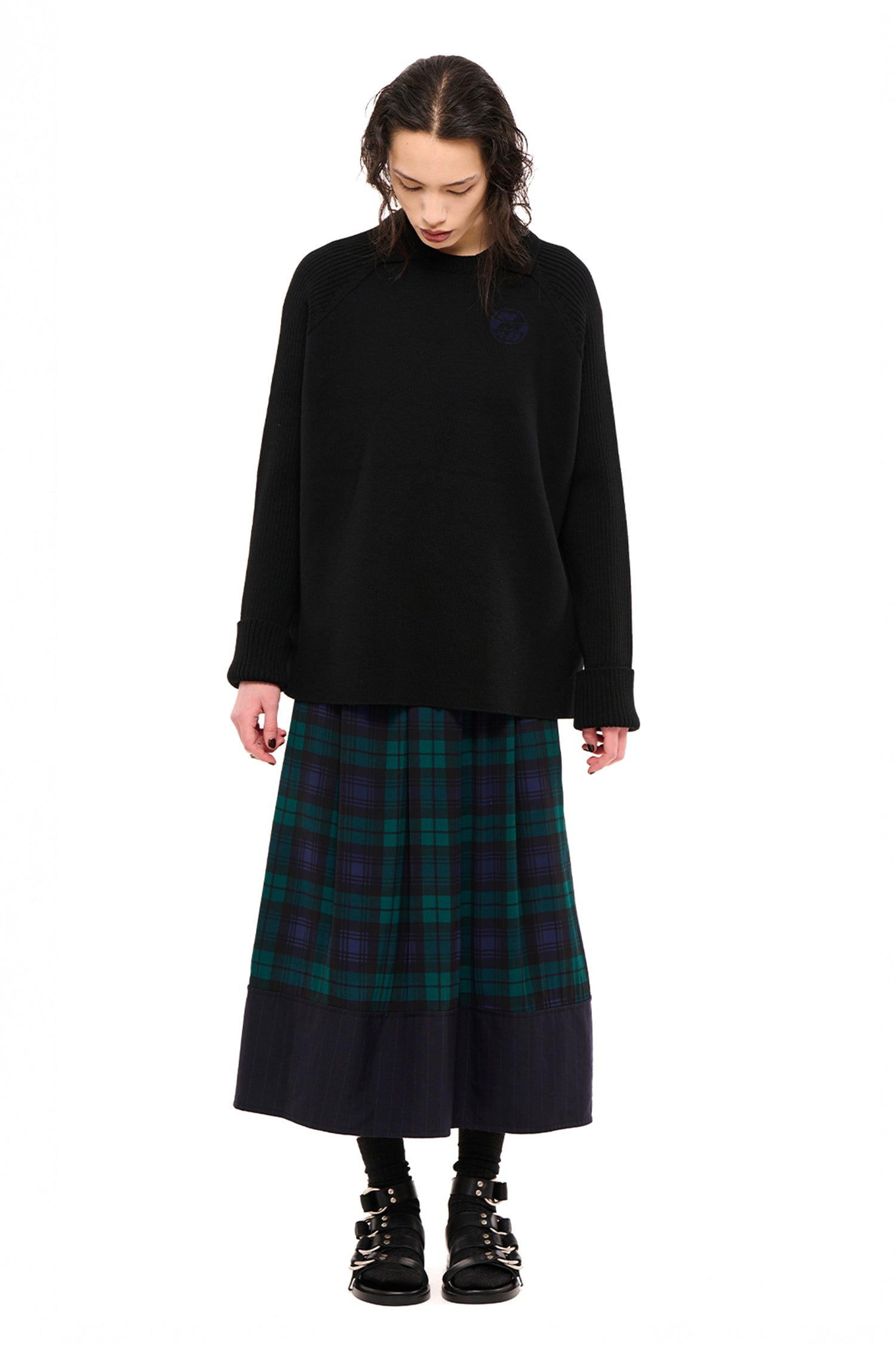 NIGHT WATCH JUMPER IN BLACK, AW26