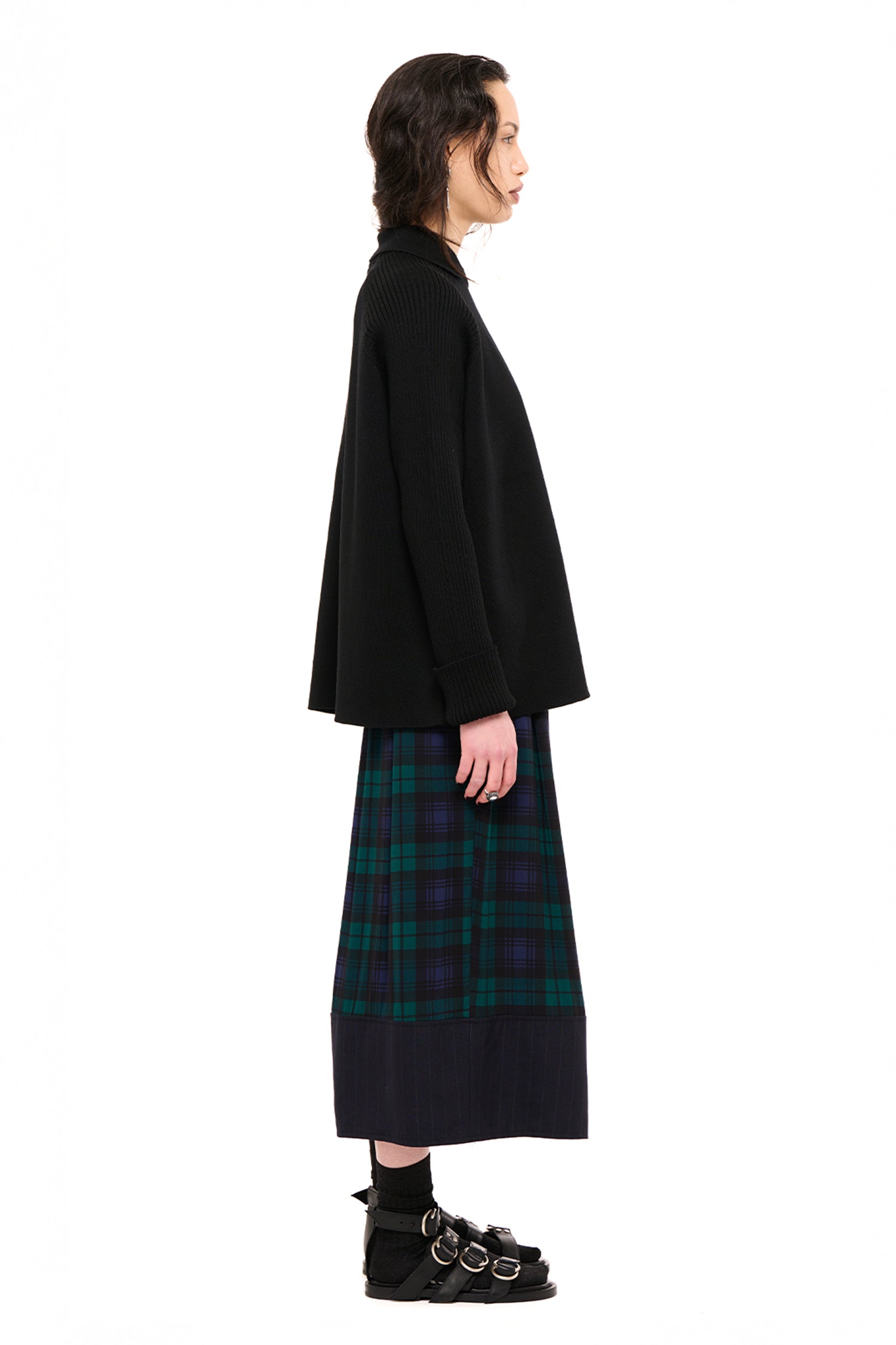 NIGHT WATCH JUMPER IN BLACK, AW26