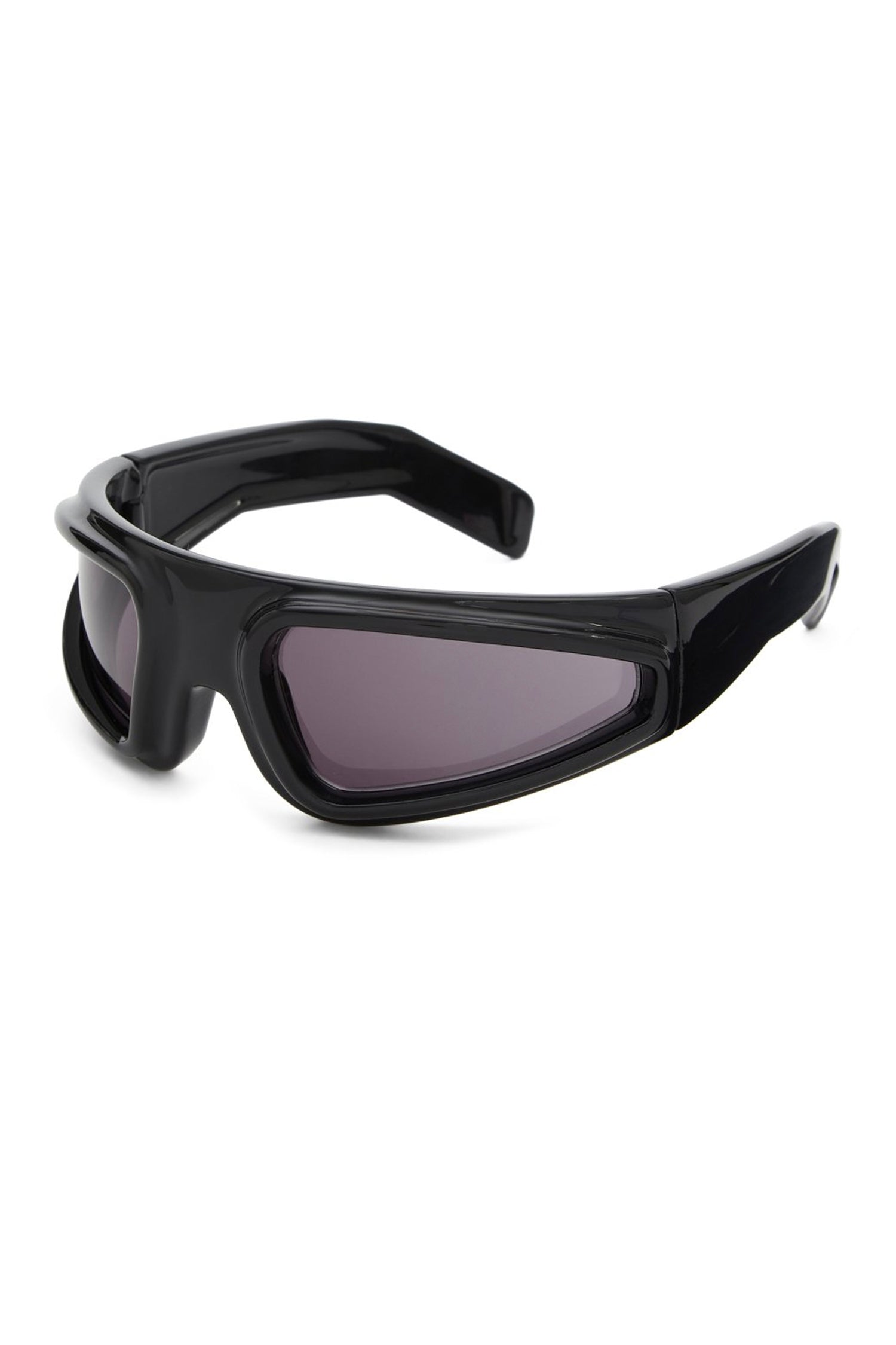 SHINY RYDER SUNGLASSES IN BLACK/BLACK, SS24