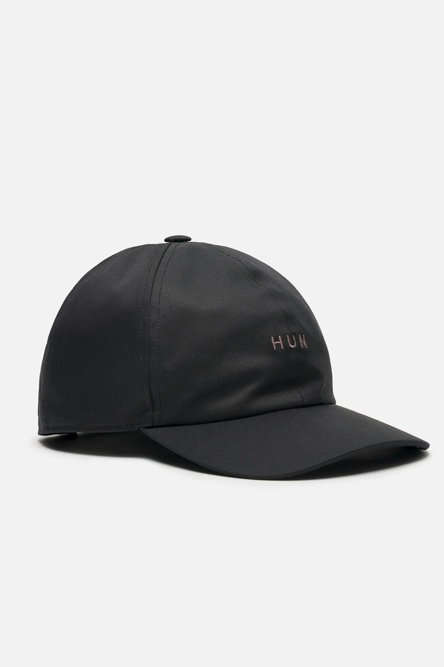'HUN' BASEBALL CAP IN BLACK/DUST, SS24