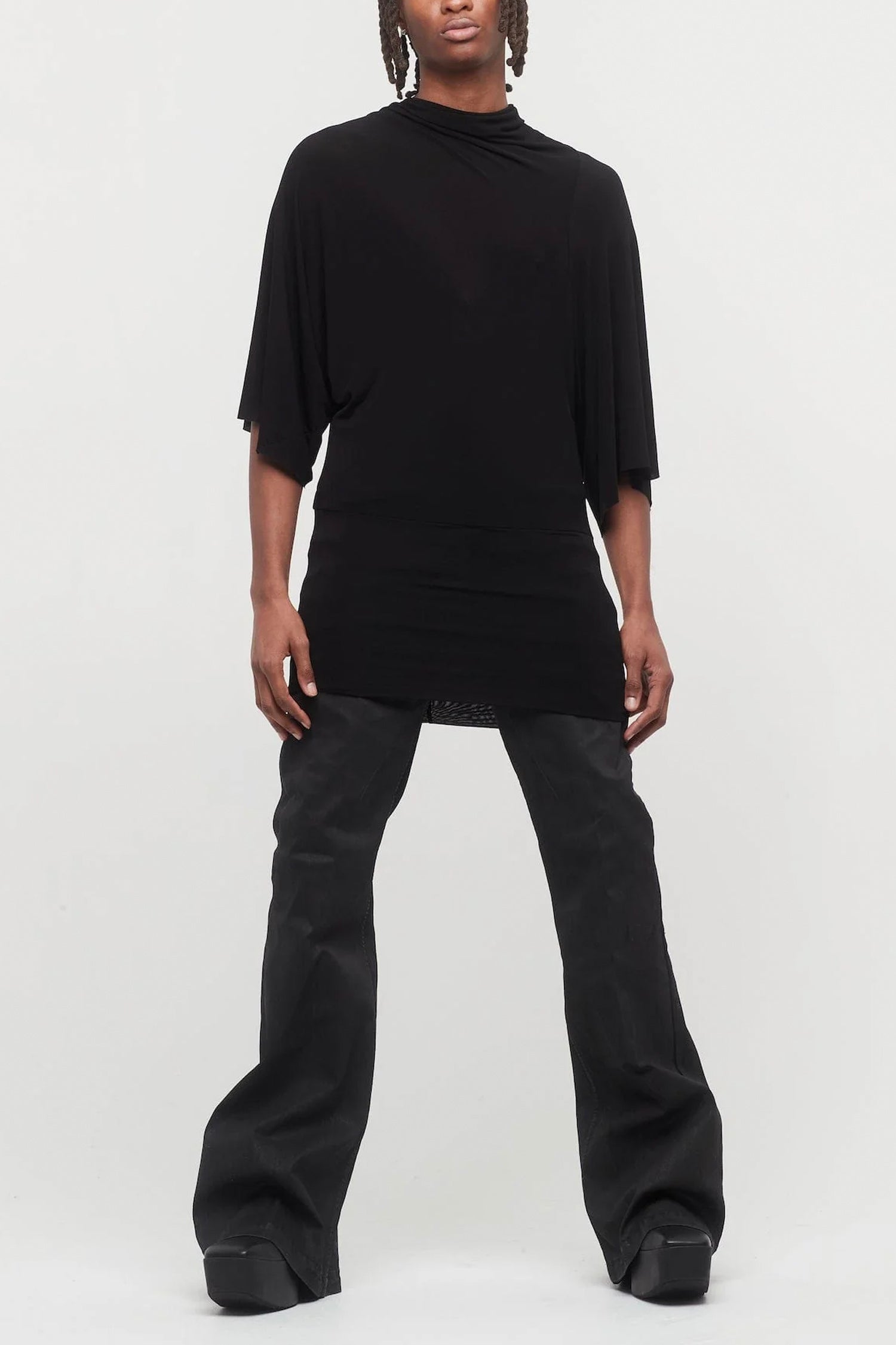 CYLINDER TOP IN BLACK, SS24