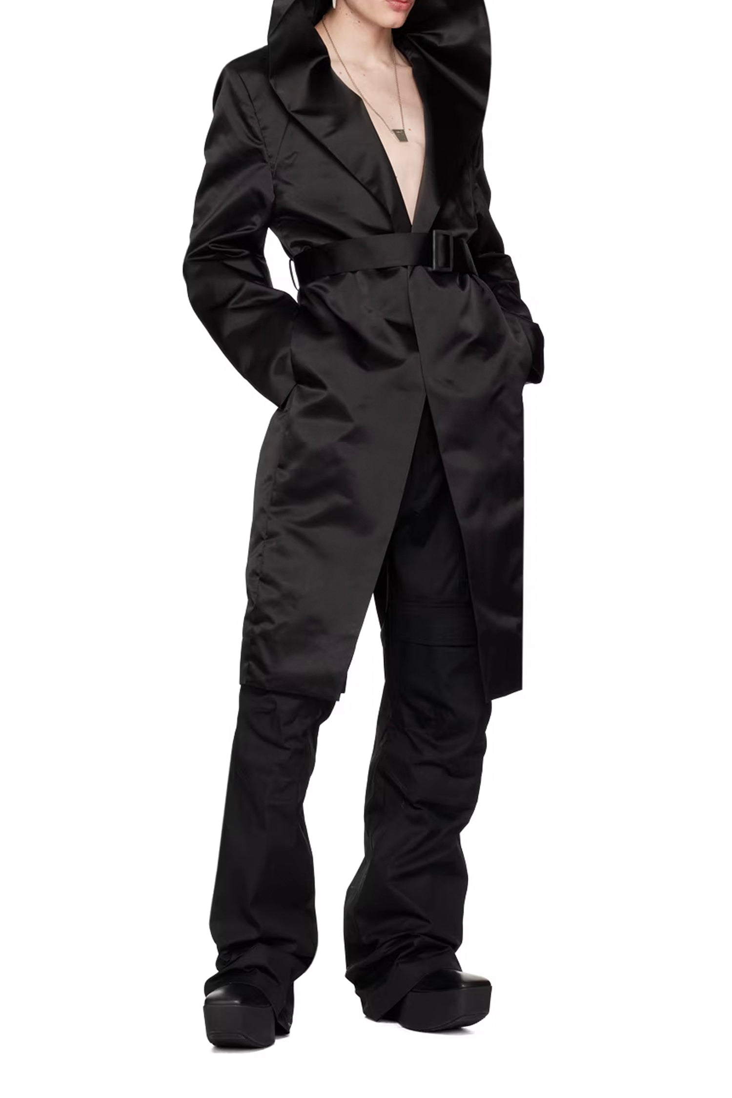 STEFAN CARGO IN BLACK, SS24