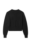 FITTED CROPPED CARDIGAN IN BLACK, AW23