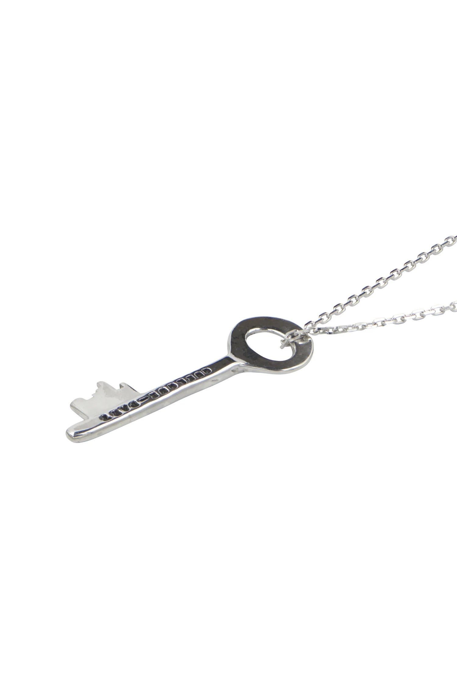 PENDENTIF CLEF "QUELQUE PART" ARGENT