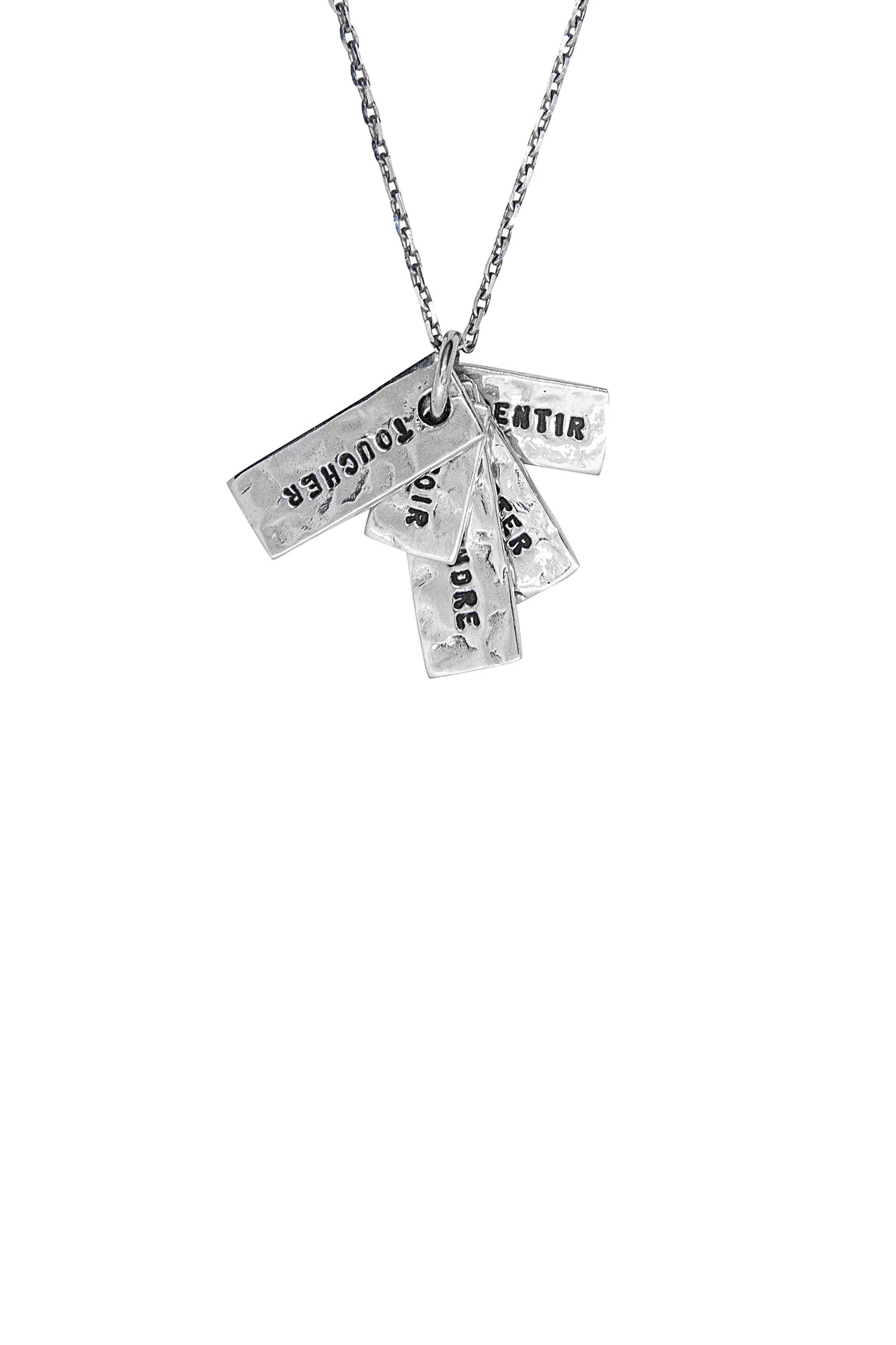 PENDENTIF 5 SENS ARGENT