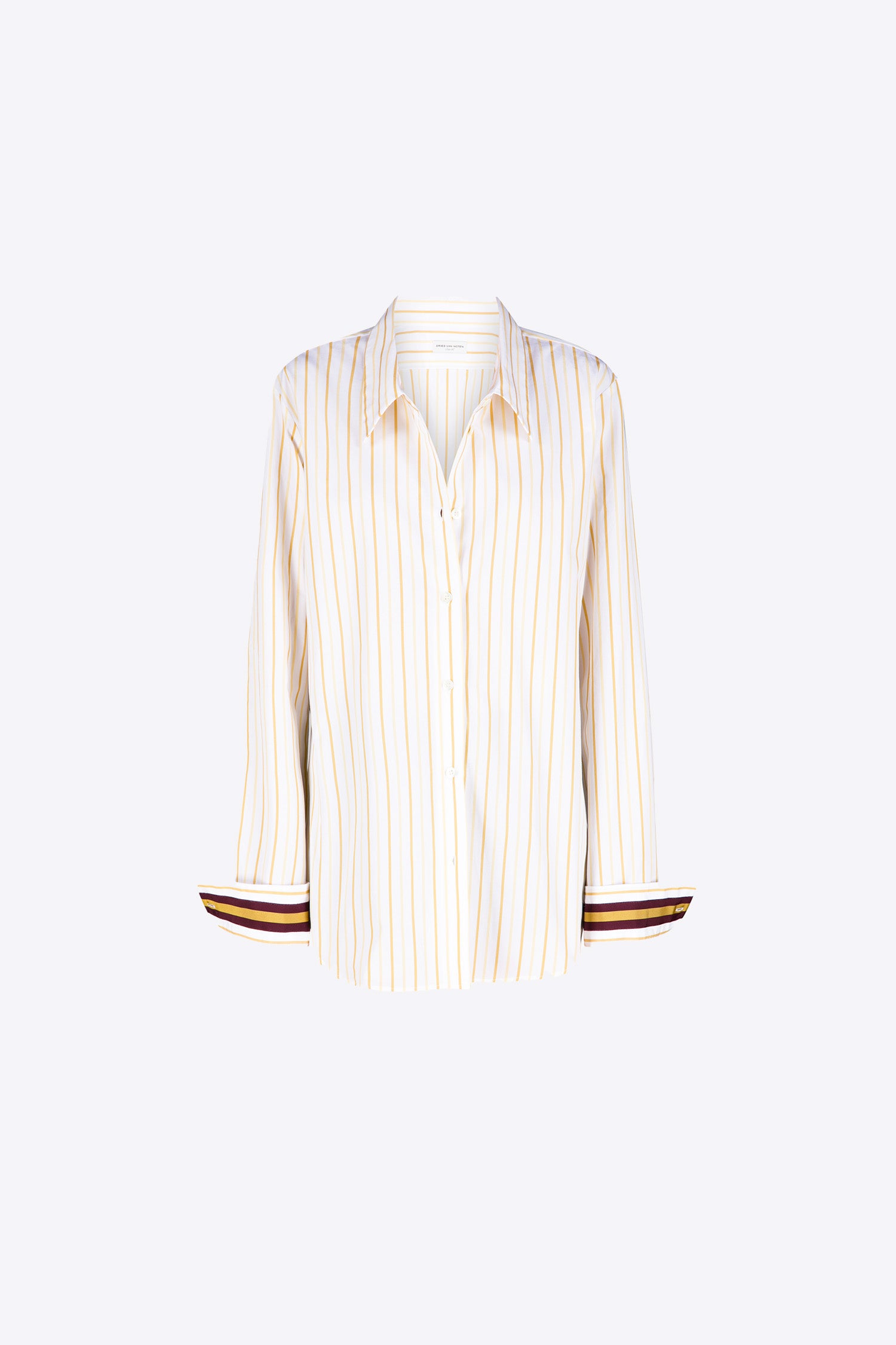 CELINA TAPE SHIRT IN YELLOW, SS24