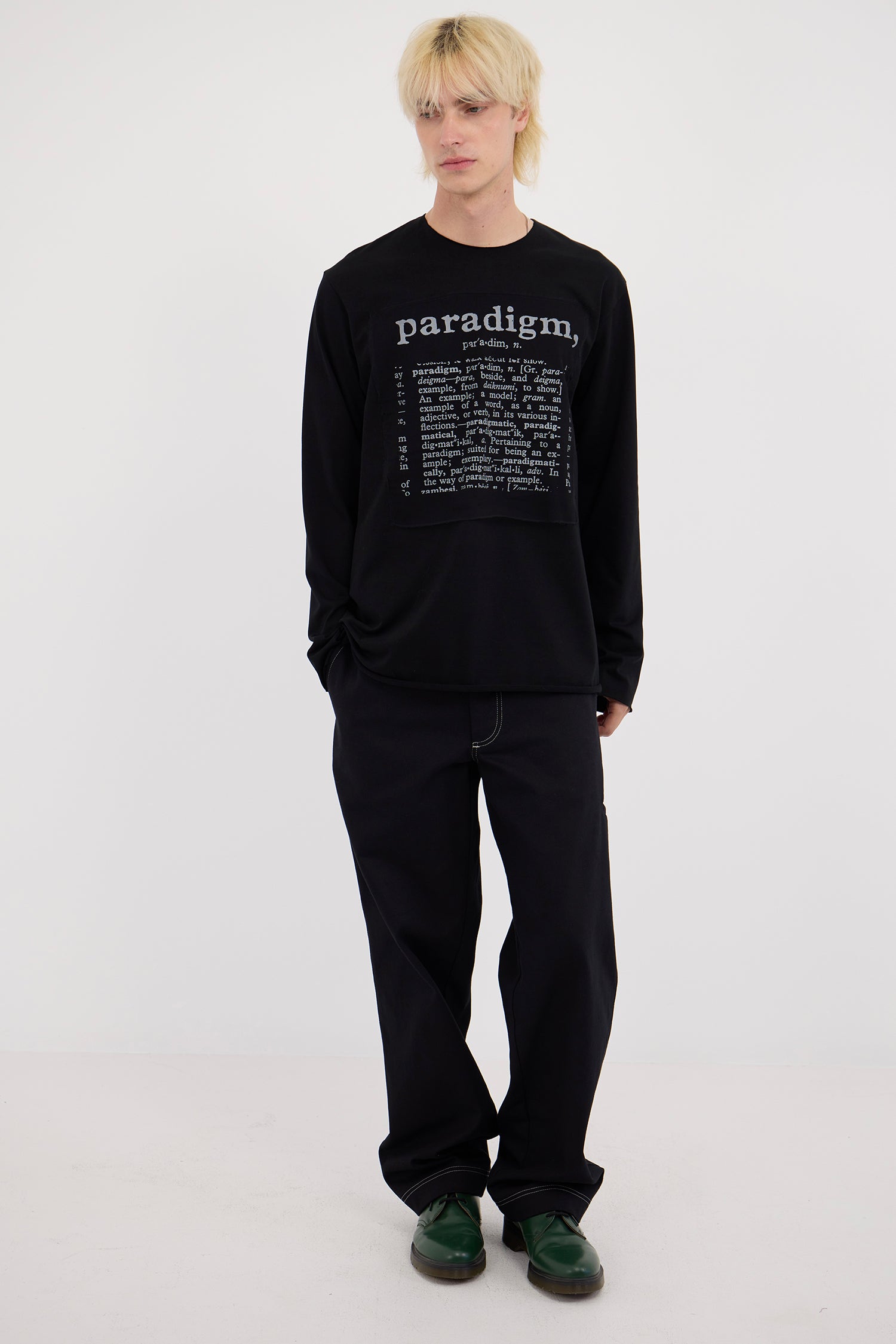 L/S PARADIGM TEE IN BLACK, AW26