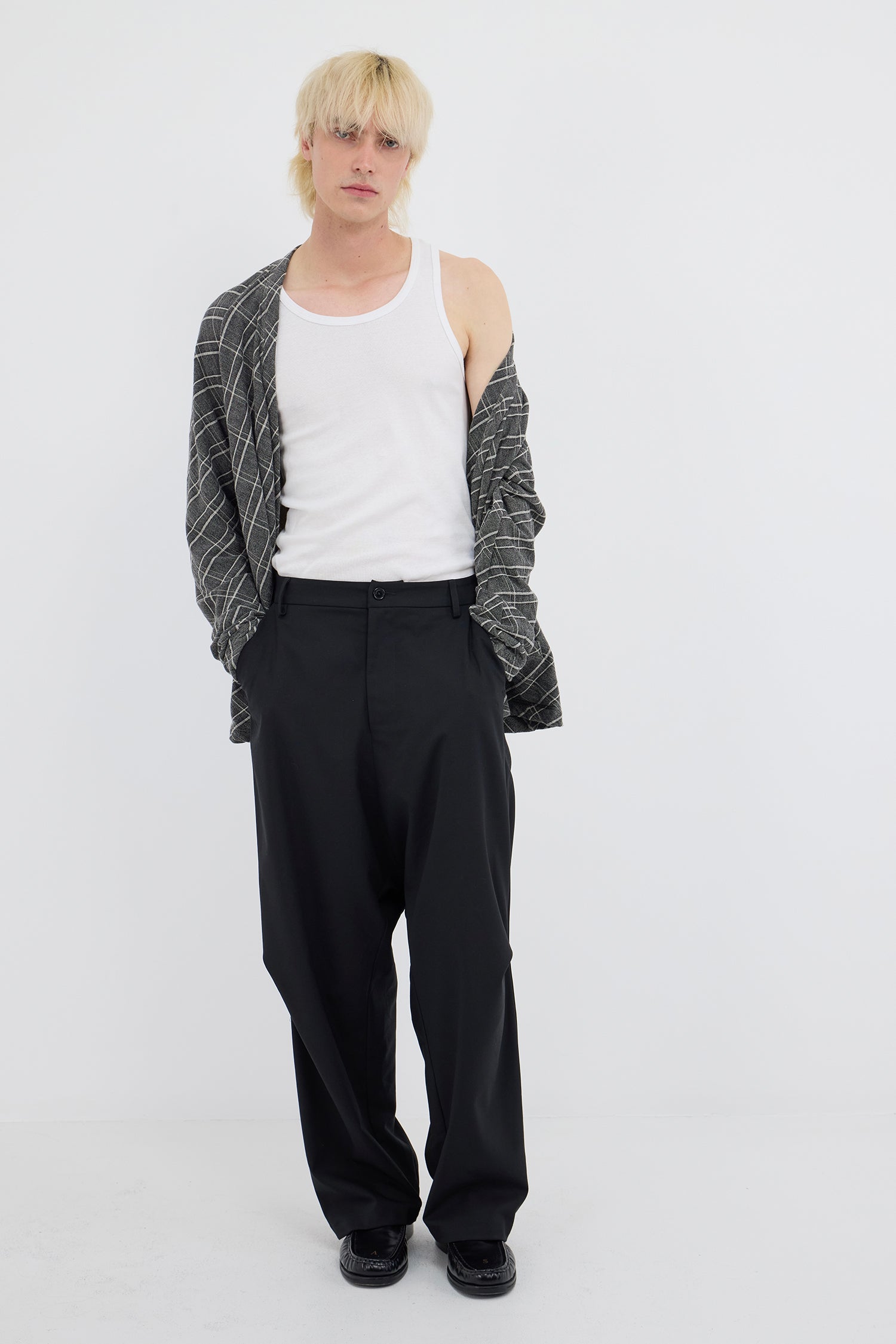 DROPOUT TROUSER IN SUITBLACK, AW26