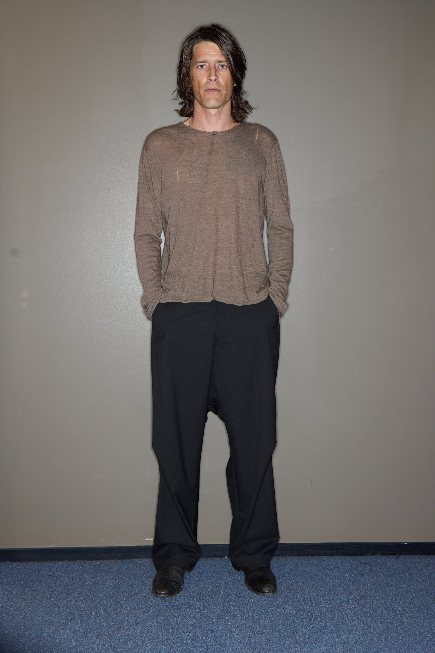 DROPOUT TROUSER IN SUITBLACK, AW26