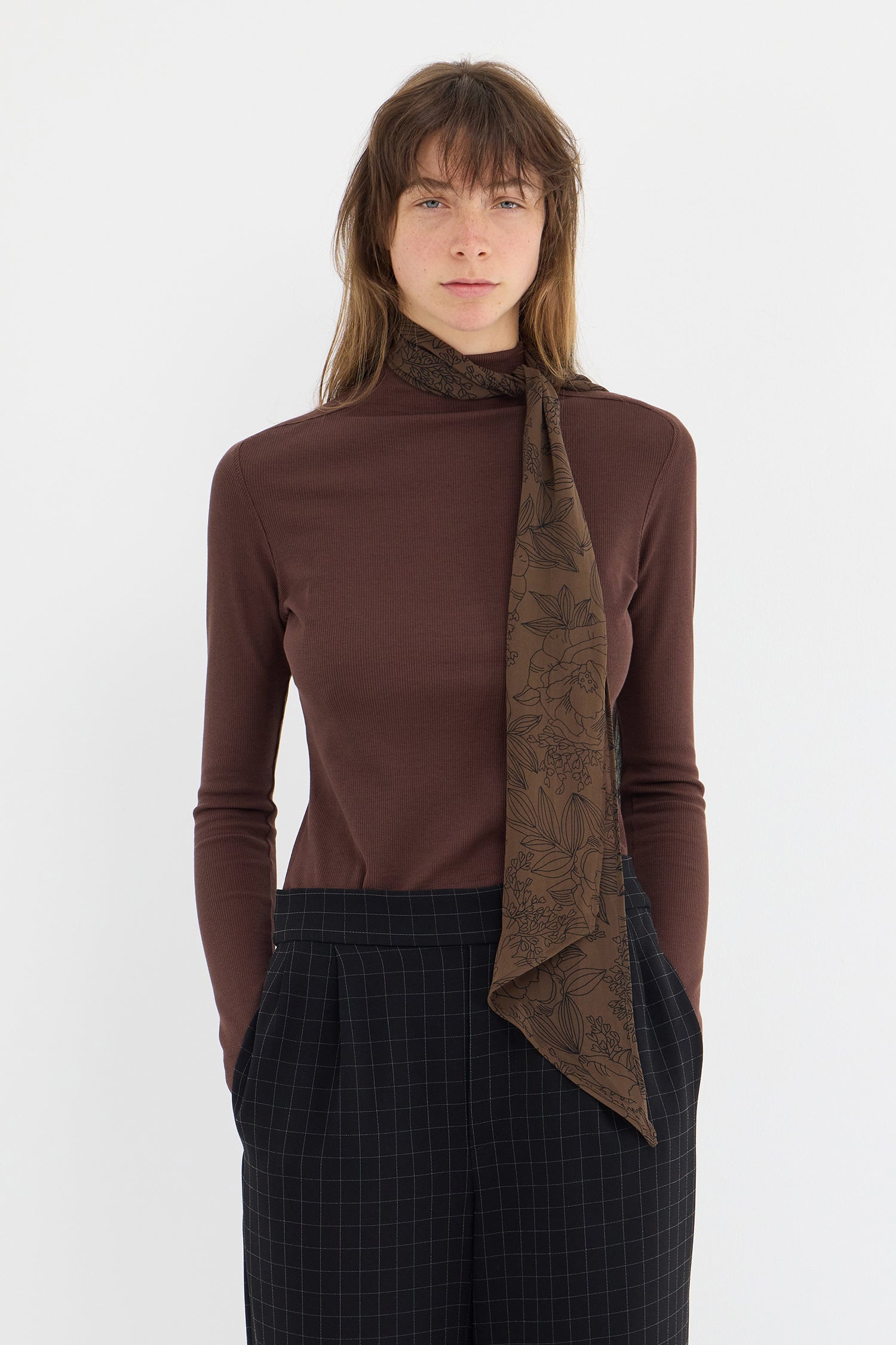HENDRIX SCARF IN TWIG, AW26