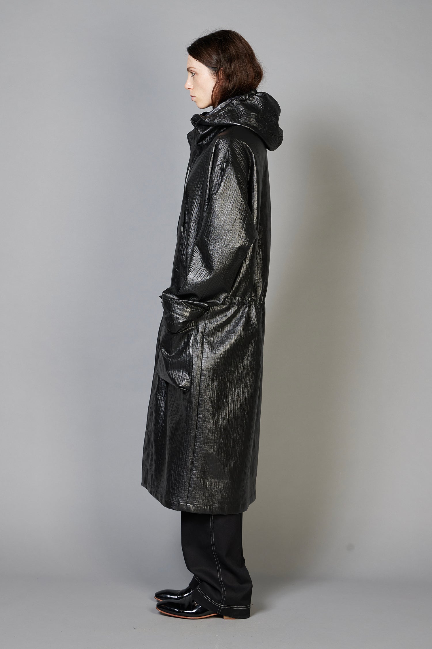 PARKA IN BITUMEN (UNISEX), AW26