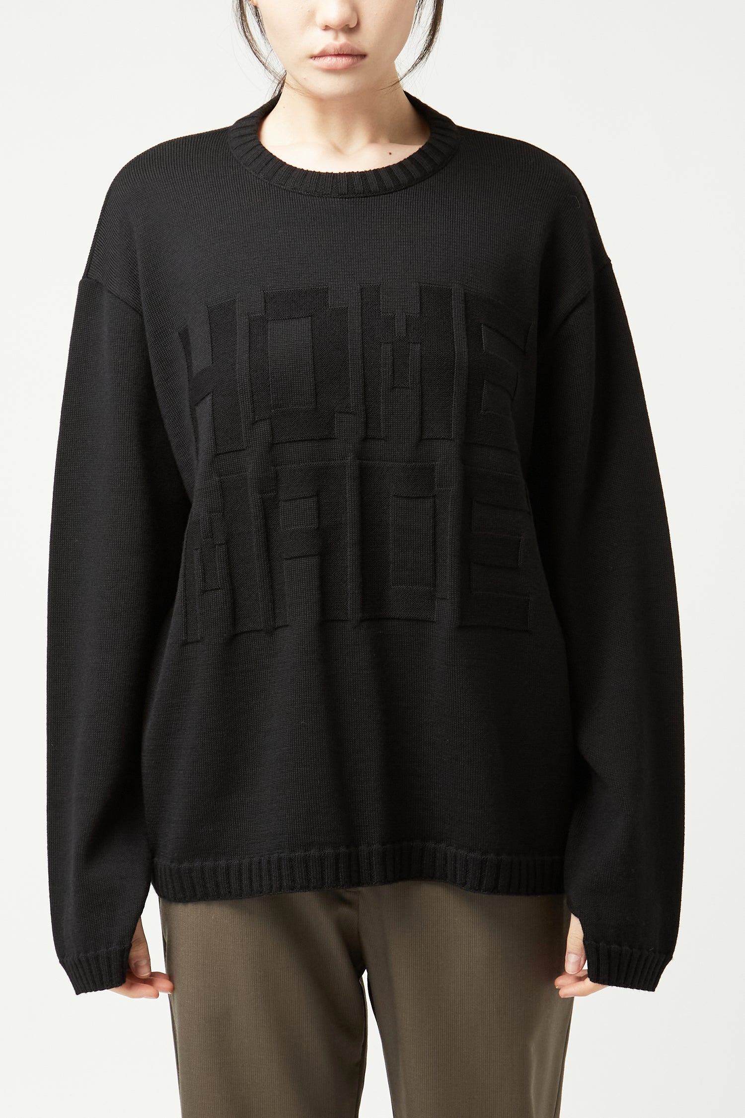 HOMEMADE SWEATER IN BLACK, W25