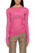 LS COLUMN KNIT IN HOT PINK, SS23