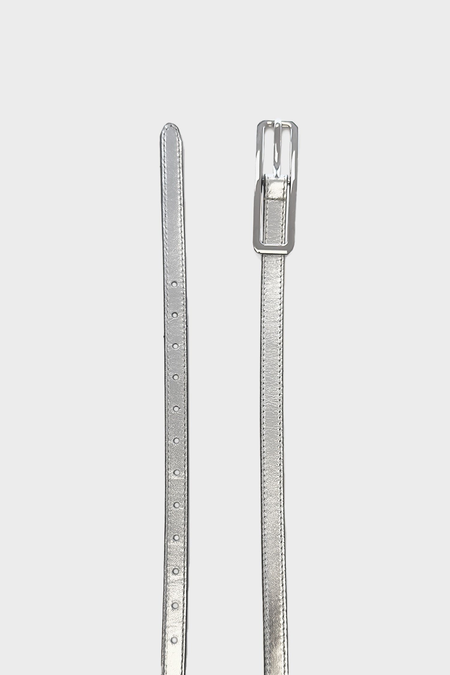 NARROW BELT IN SILVER, S24