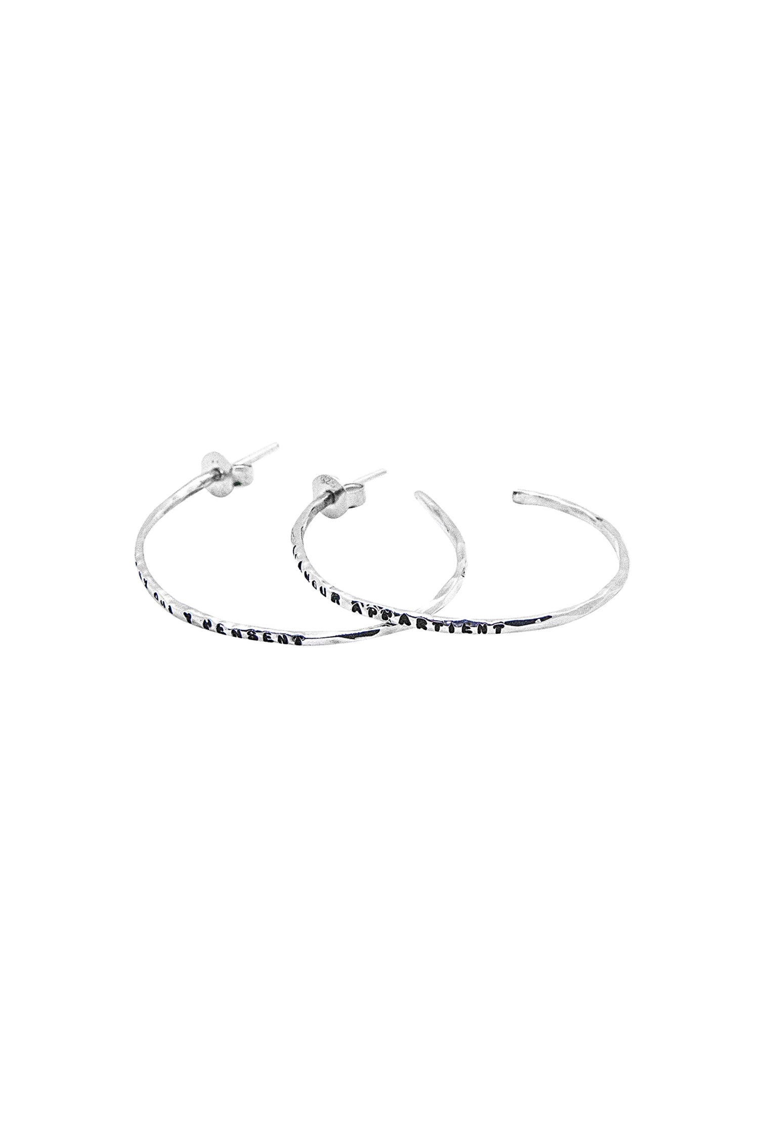 BOUCLES D'OREILLE PENSEES ARGENT