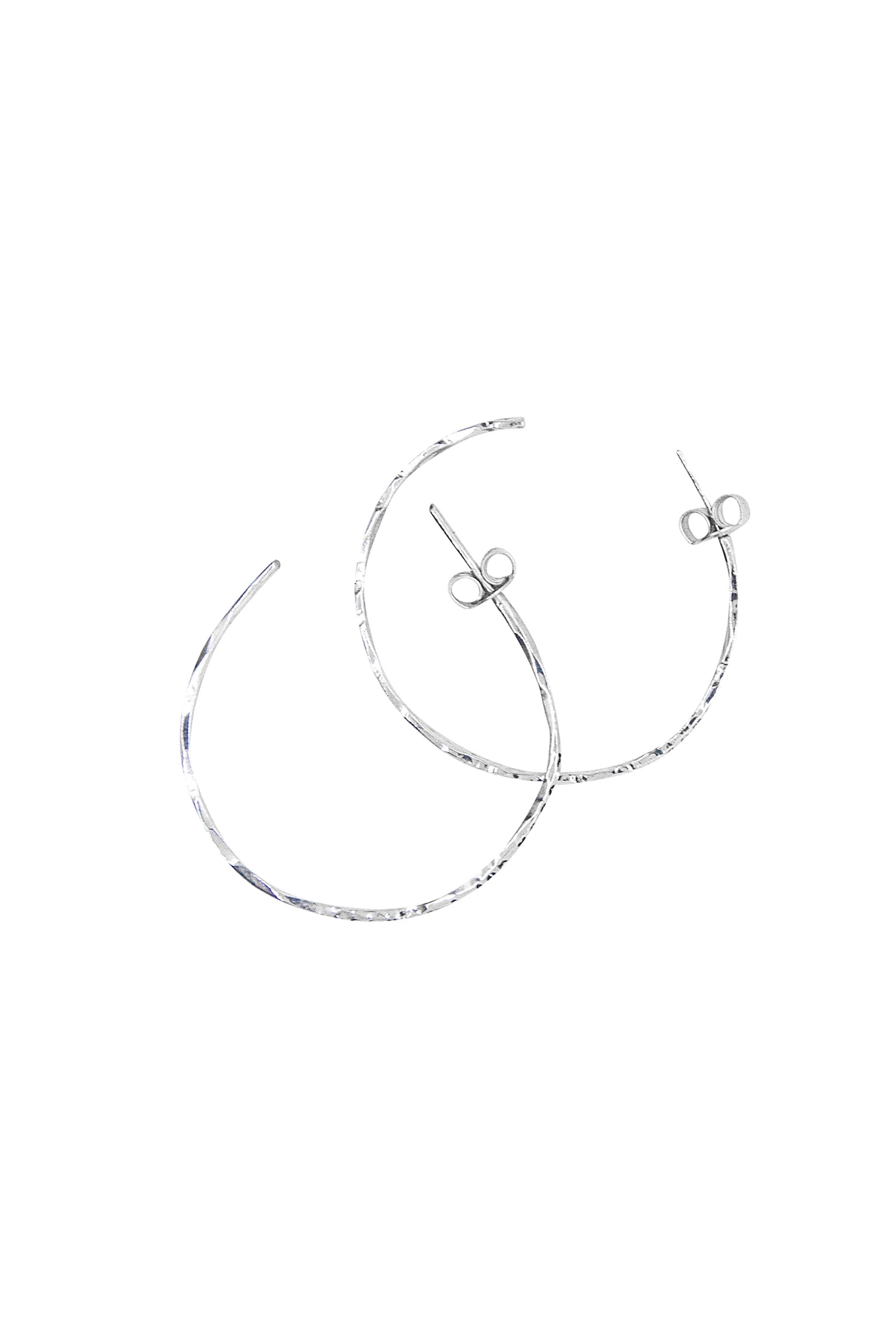 BOUCLES D'OREILLE PENSEES ARGENT